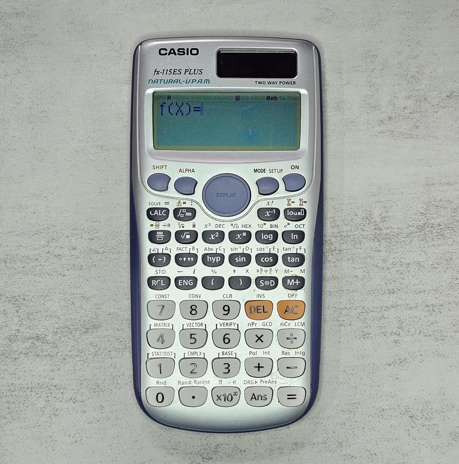 Casio Casio: fx-115ES: Plus Natural-U.P.A.M: Scientific Calculator Size ONE SIZE - 2 Thumbnail