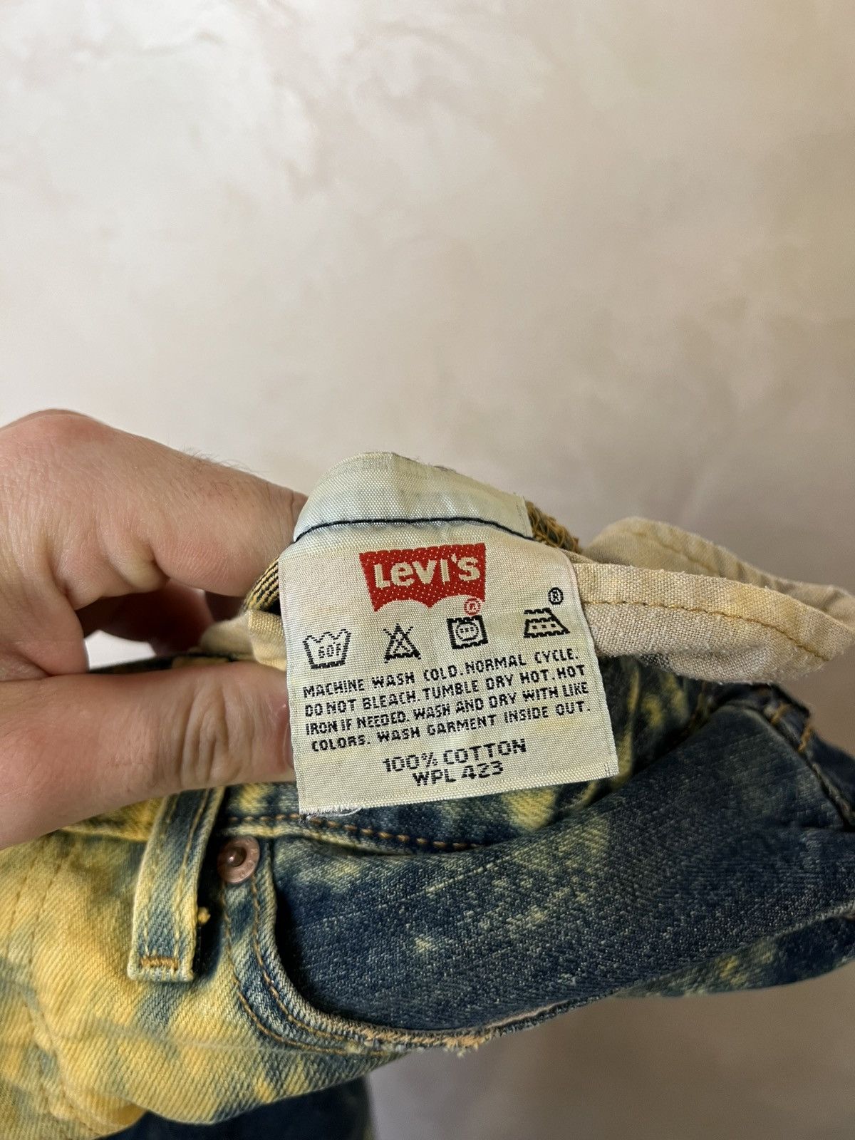 Levi's Vintage Levi's Custom Painted Jeans/Denim Size US 33 - 5 Thumbnail
