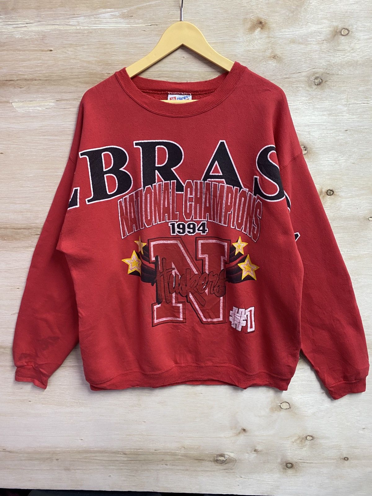 Other 80' Nebraska Cornhuskers 1994 National Champions sweatshirt. Size US XL / EU 56 / 4 - 7 Thumbnail