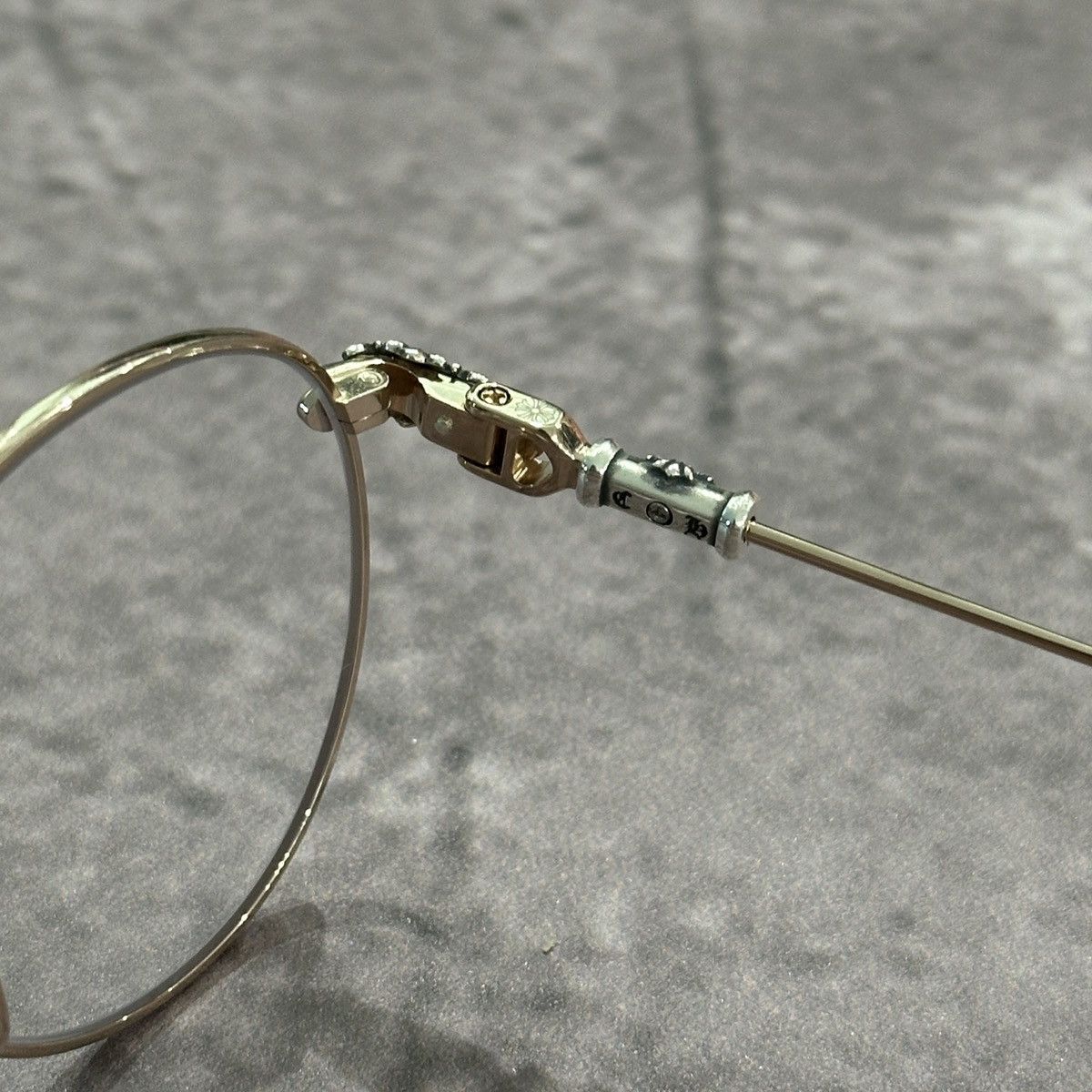 Chrome Hearts CHROME HEARTS BUBBA - A GOLD PLATED EYEGLASSES Size ONE SIZE - 4 Thumbnail