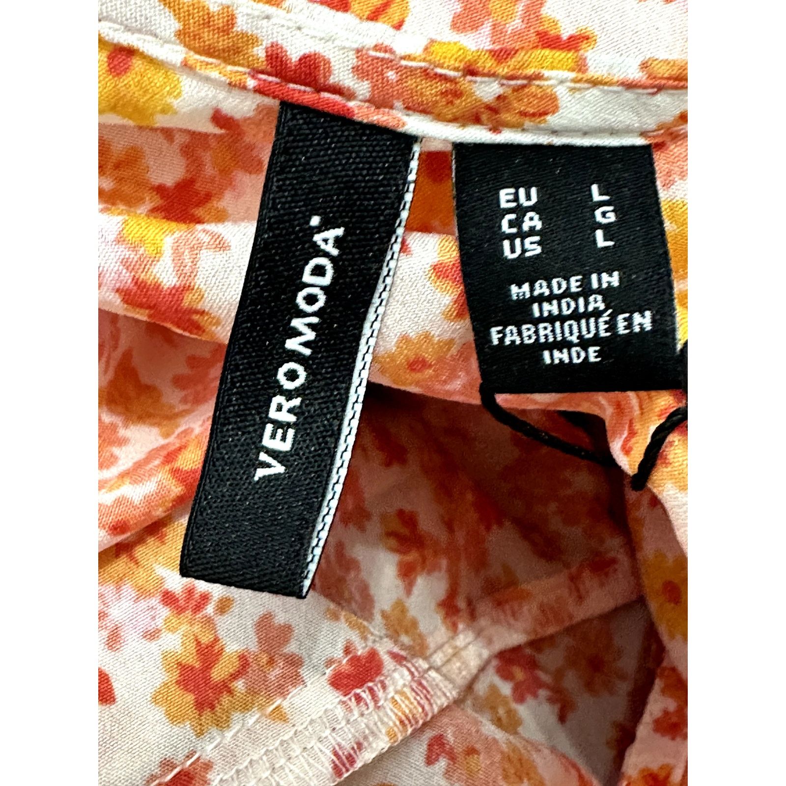 Other Vero Moda Mini Dress Adjustable Straps Ruffle Hem Floral L Size L / US 10 / IT 46 - 9 Thumbnail