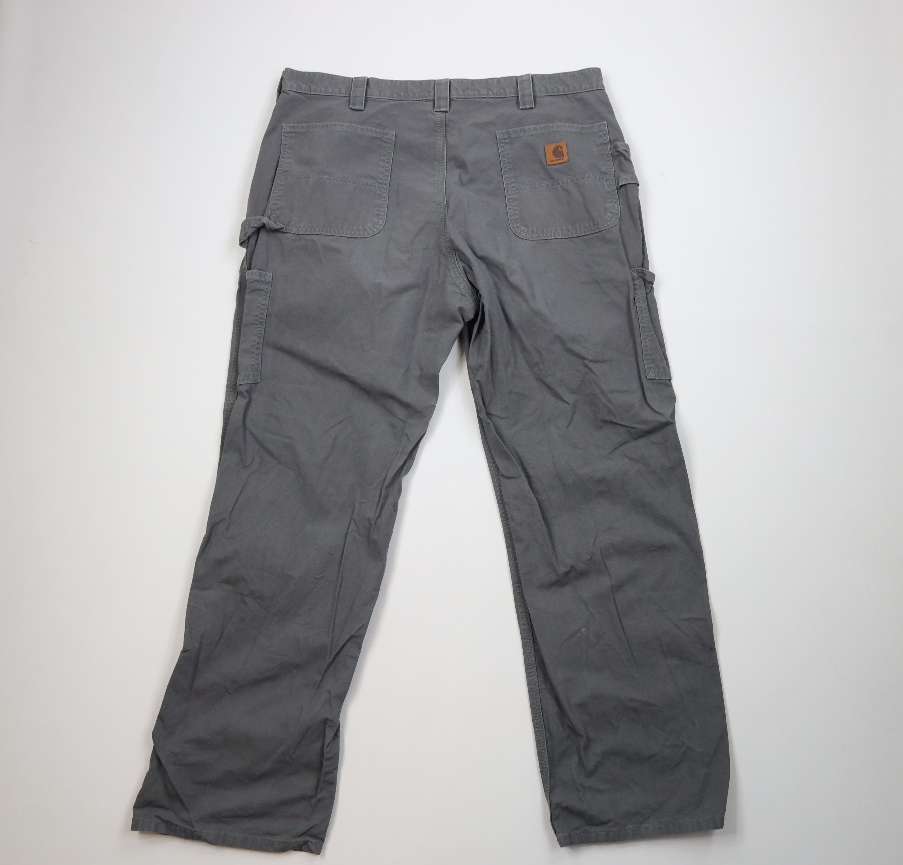 Carhartt Vintage Y2K Carhartt Spell Canvas Wide Leg Dungaree Pants Size US 40 / EU 56 - 9 Thumbnail