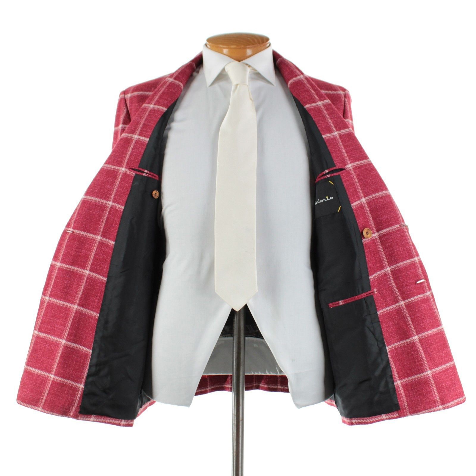 SARTORIO Sartorio Sport Coat Size 38 Regular US in Red Size 38R - 6 Thumbnail