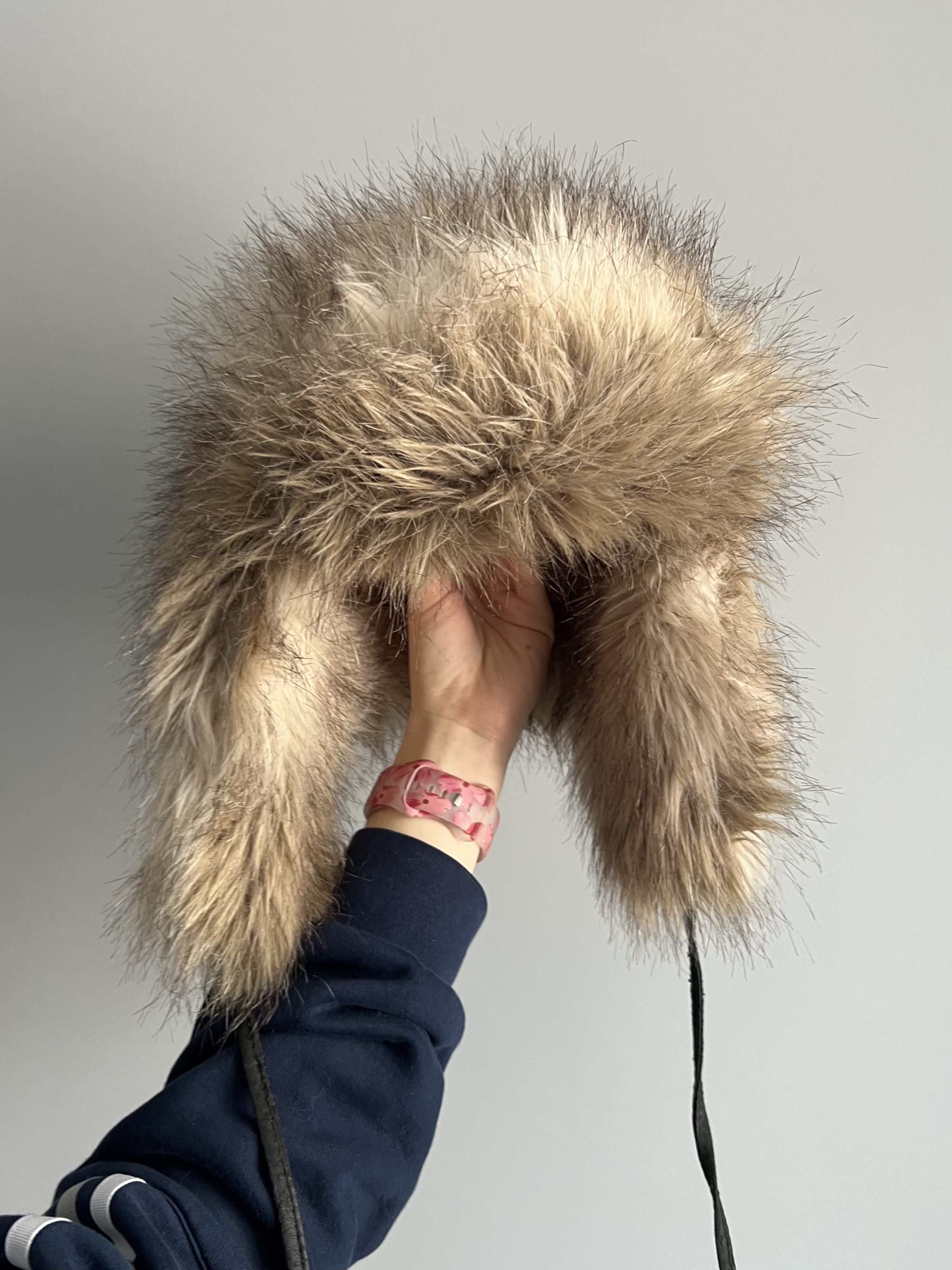 Japanese Brand Amazing Faux Fur Y2K Ushanka Hat (Trapper Hat) Size ONE SIZE - 2 Thumbnail