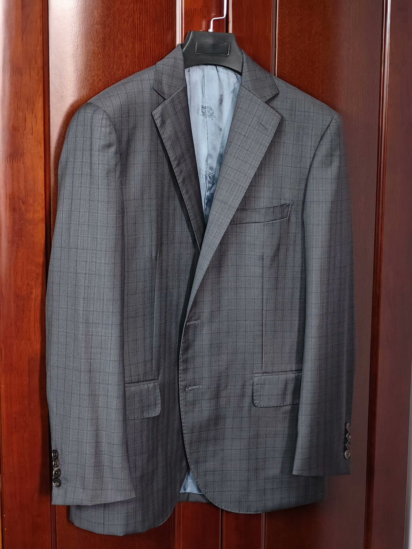 Ermenegildo Zegna Custom Gray Wool and Linen Suit Size US M / EU 48-50 / 2 - 1 Thumbnail