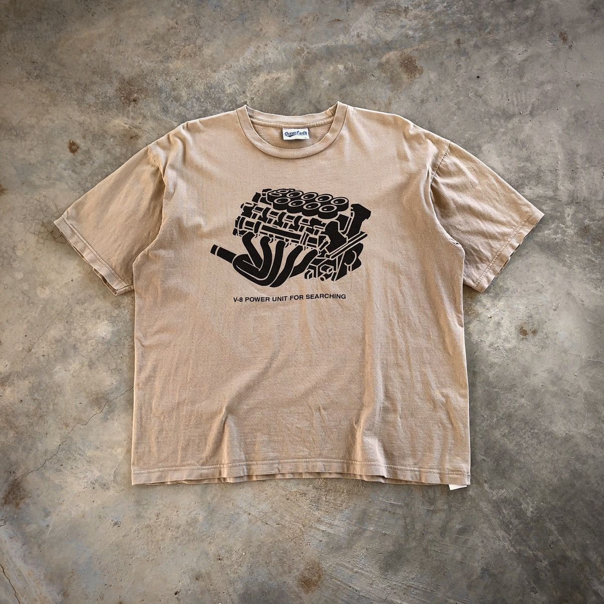 Gear for Sports × Vintage OCEAN EARTH V-8 Power Engine Motorsport T-Shirt Size US L / EU 52-54 / 3 - 1 Thumbnail