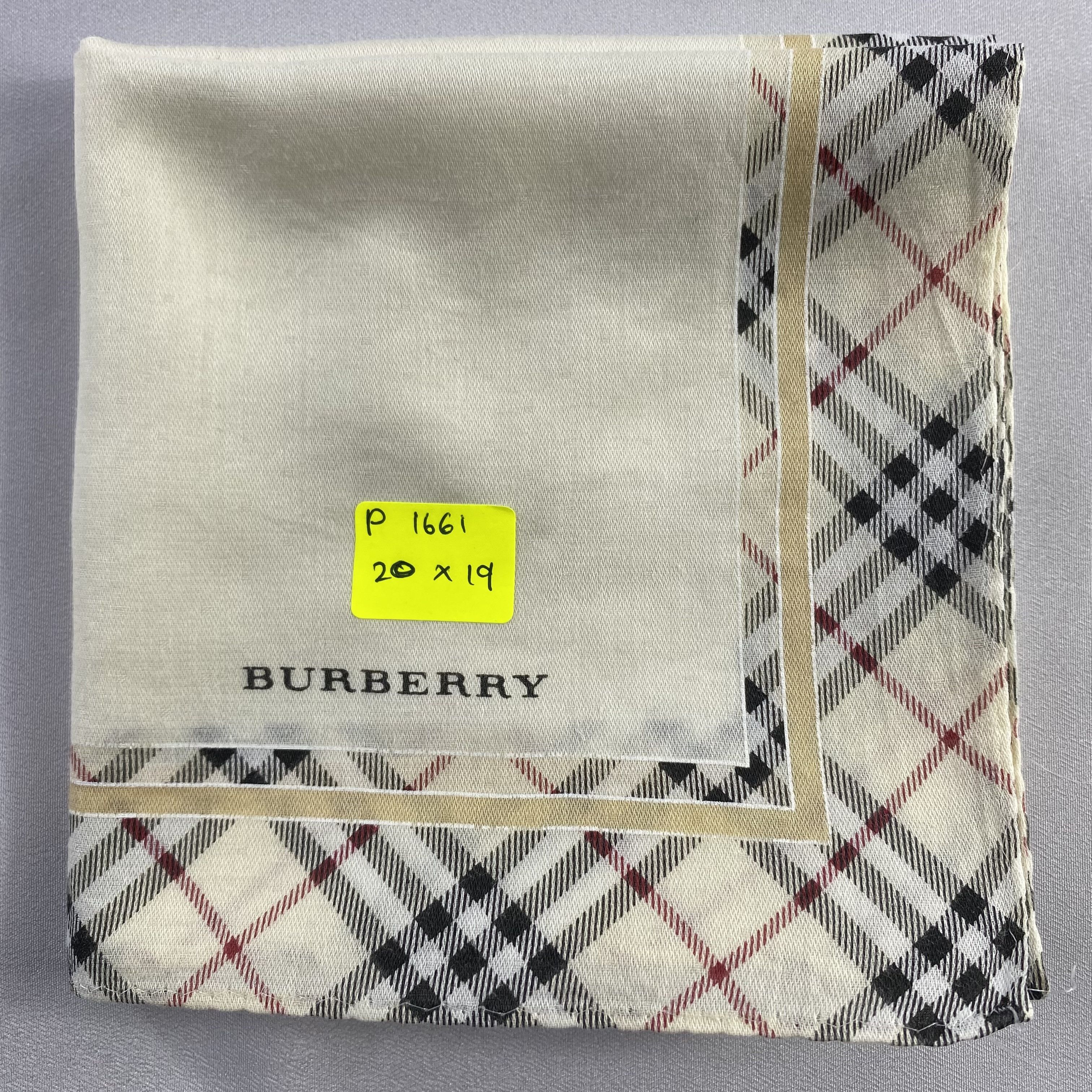 Burberry × Vintage Burberry Handkerchief / Neckerchief / Bandana-P1661 Size ONE SIZE - 5 Thumbnail