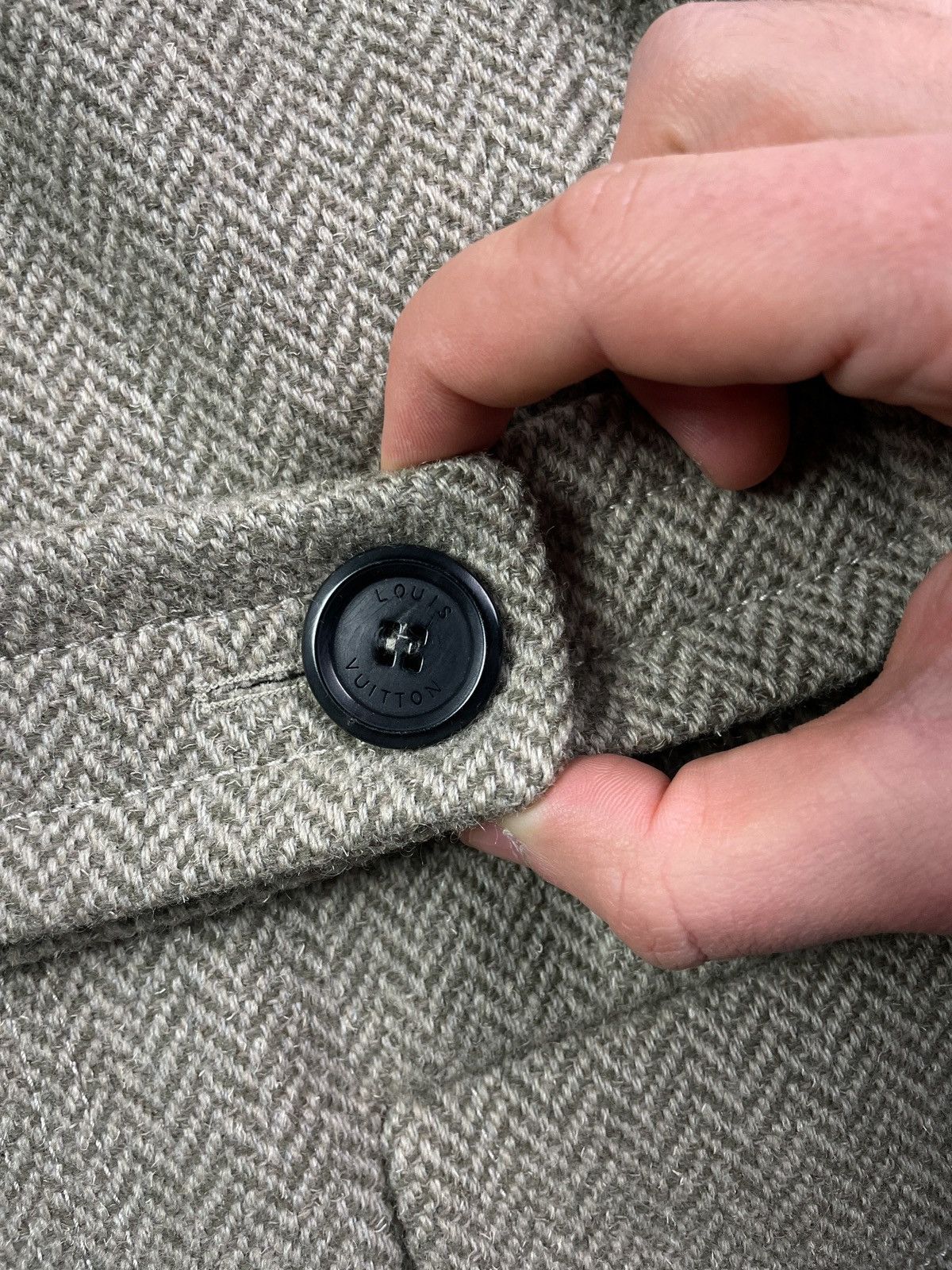 Louis Vuitton Louis Vuitton Wool Tweed Blazer One Button Jacket Size S / US 4 / IT 40 - 3 Thumbnail