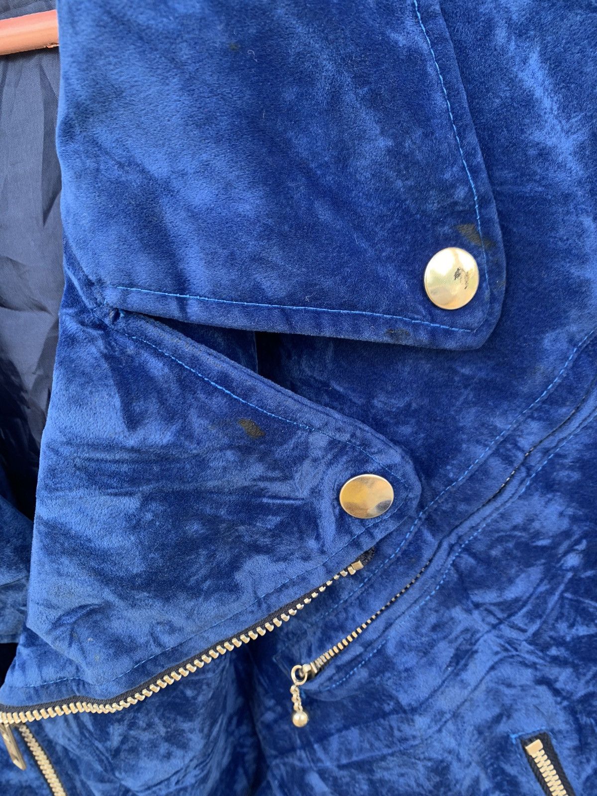 GOREWEAR × The Unbranded Brand Velvet Rider Style Jacket With Nice Print Rocket Ladies Size US M / EU 48-50 / 2 - 9 Thumbnail