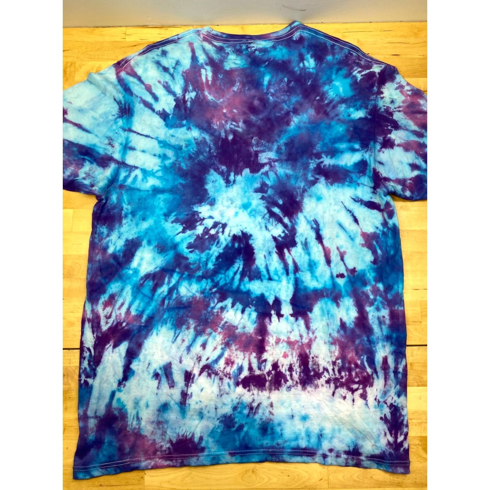 Vintage Naruto T Shirt XL Blue Purple Tie Dye Anime Short Sleeve Mens Size US XL / EU 56 / 4 - 3 Thumbnail