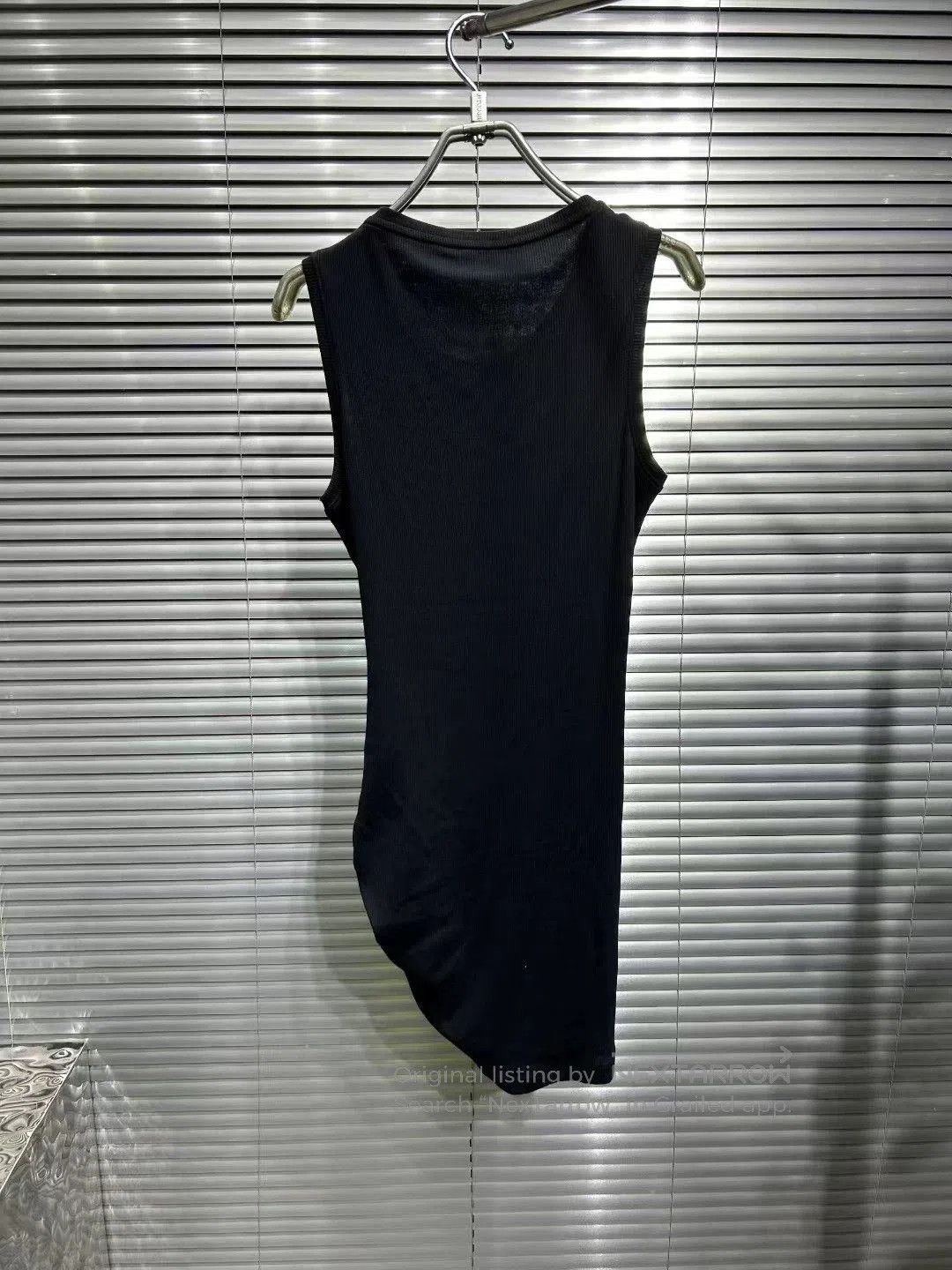 Loewe Loewe Black Waffle Knit Sleeveless Dress. Size US L / EU 52-54 / 3 - 2 Thumbnail
