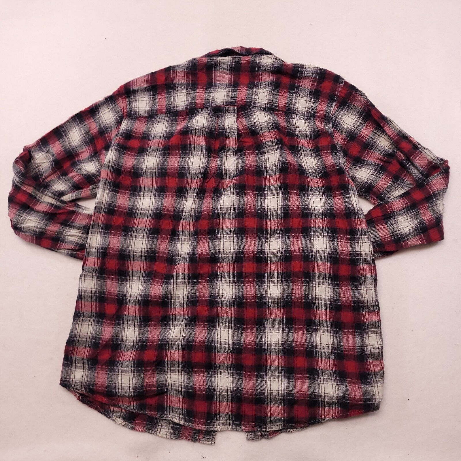 Cherokee Cherokee Tartan Flannel Shirt Mens Size Large L Red Gray Size US L / EU 52-54 / 3 - 11 Thumbnail