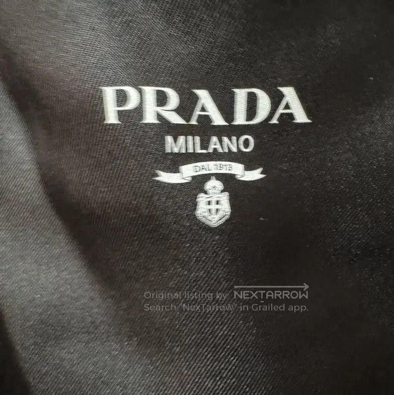 Prada Prada Black Silk Logo Print Men's Shorts. Size US 32 / EU 48 - 3 Thumbnail