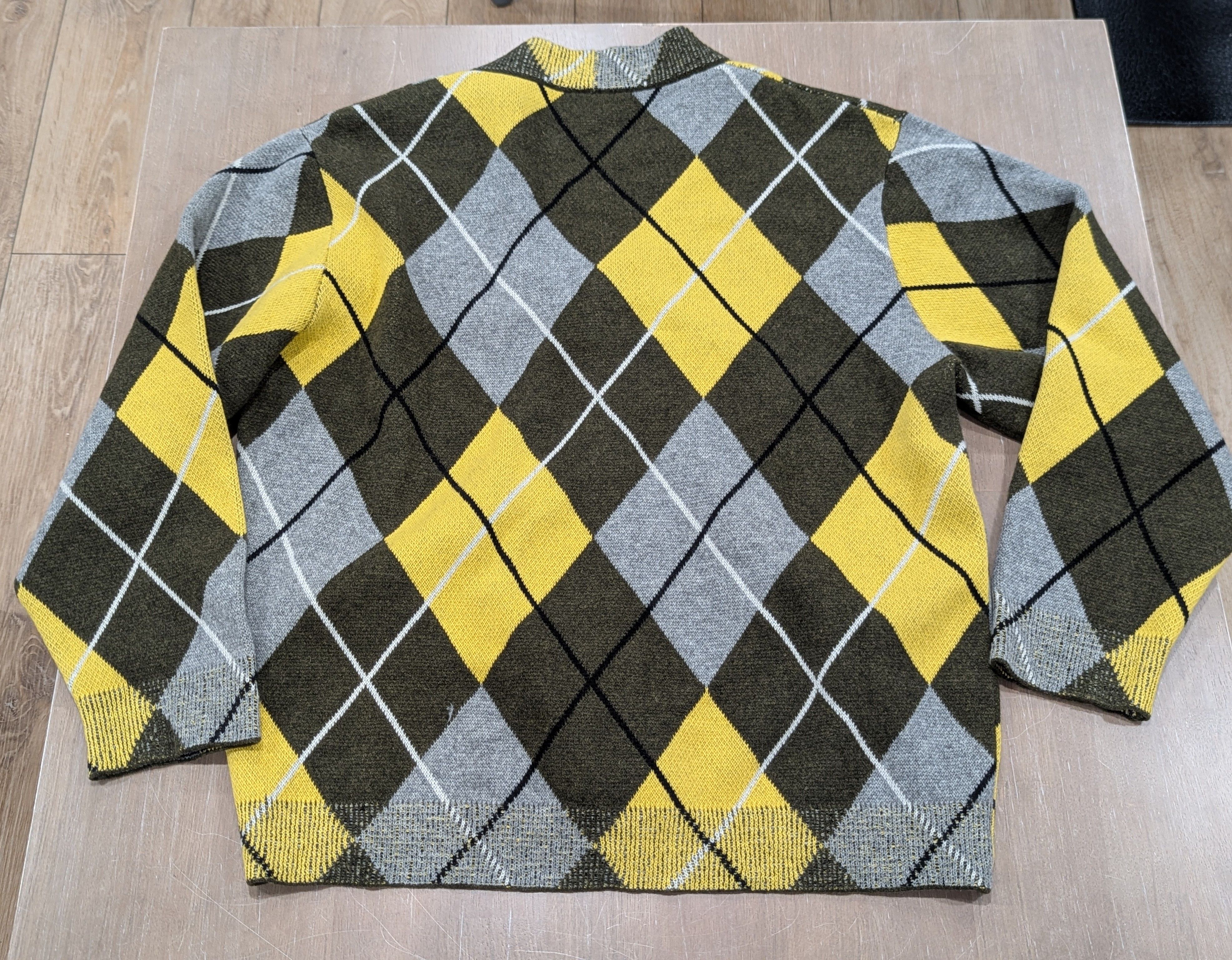 The Elder Statesman The Elder Statesman Argyle Cashmere Cardigan Sweater XL Size US XL / EU 56 / 4 - 5 Thumbnail