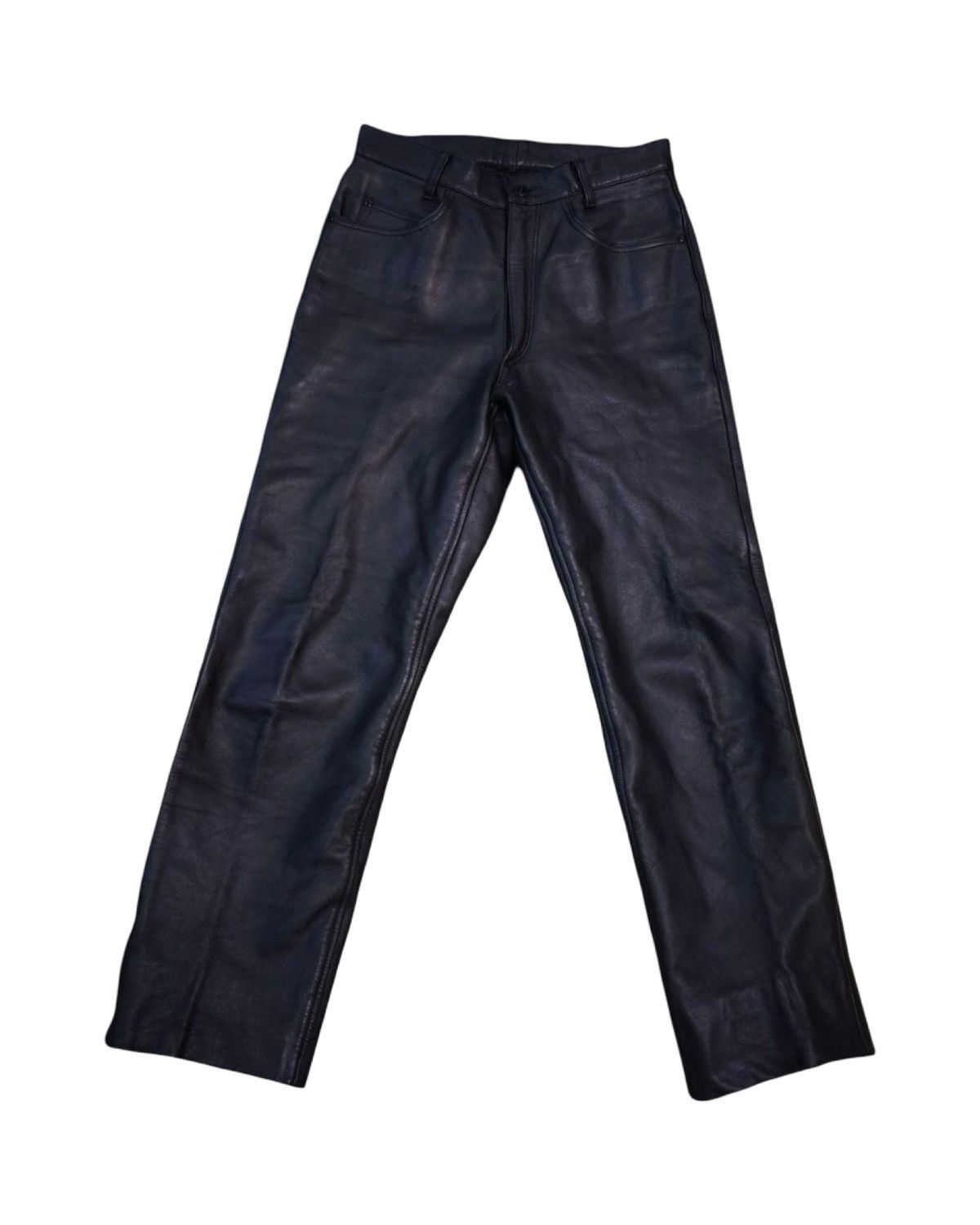 Kadoya Genuine Cow Hide Leather Biker Pants Size US 30 / EU 46 - 1 Thumbnail