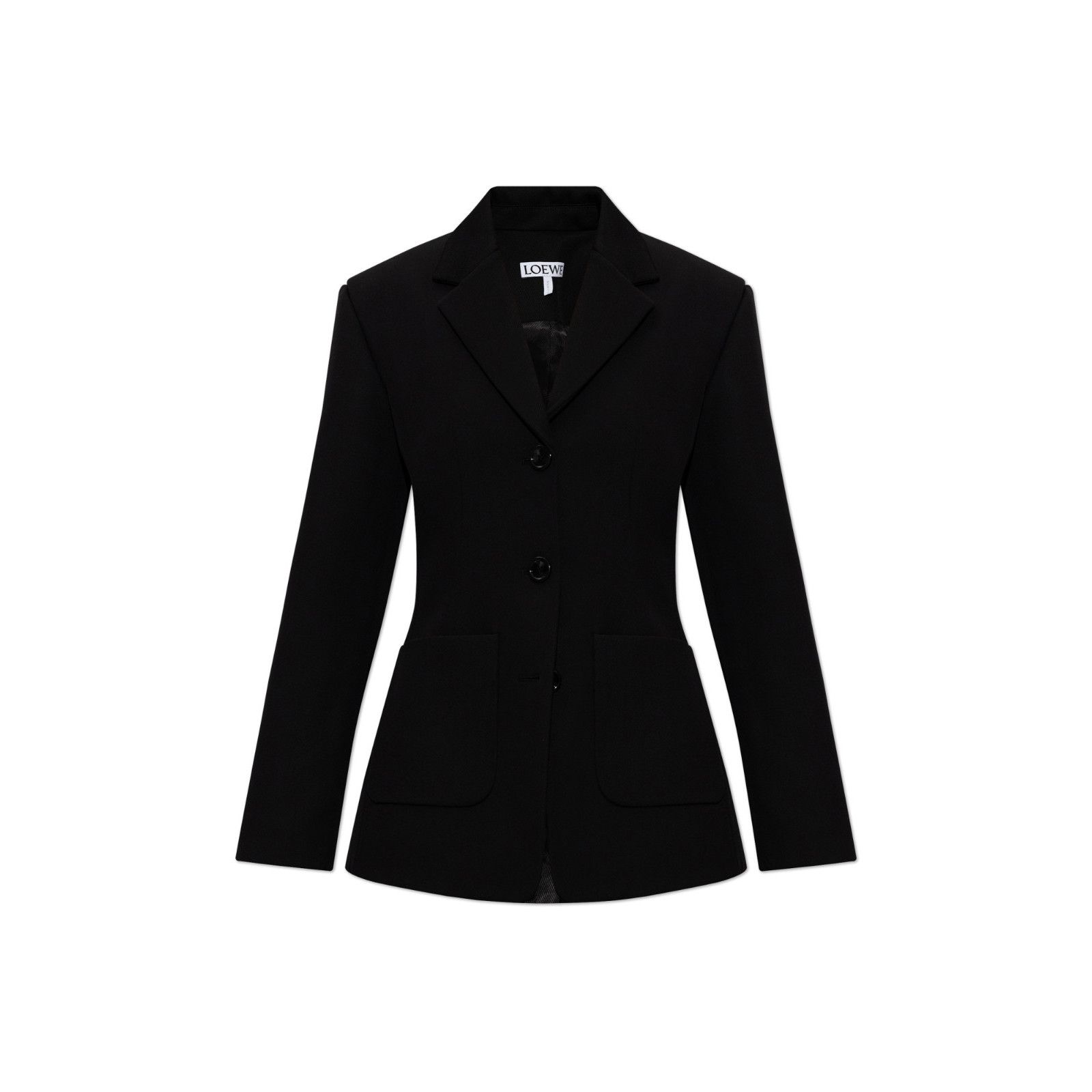 Loewe LOEWE Lapels Black Wool Blazer New & Authentic (Women's size Size M / US 6-8 / IT 42-44 - 1 Preview