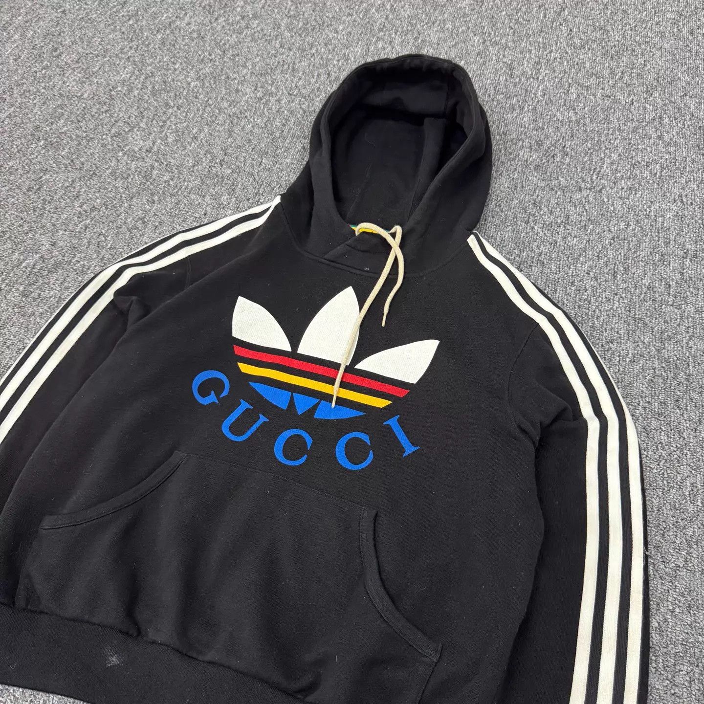 Gucci Gucci × adidas Big Logo Hoodie XS 99 New Size XS / US 0-2 / IT 36-38 - 4 Thumbnail