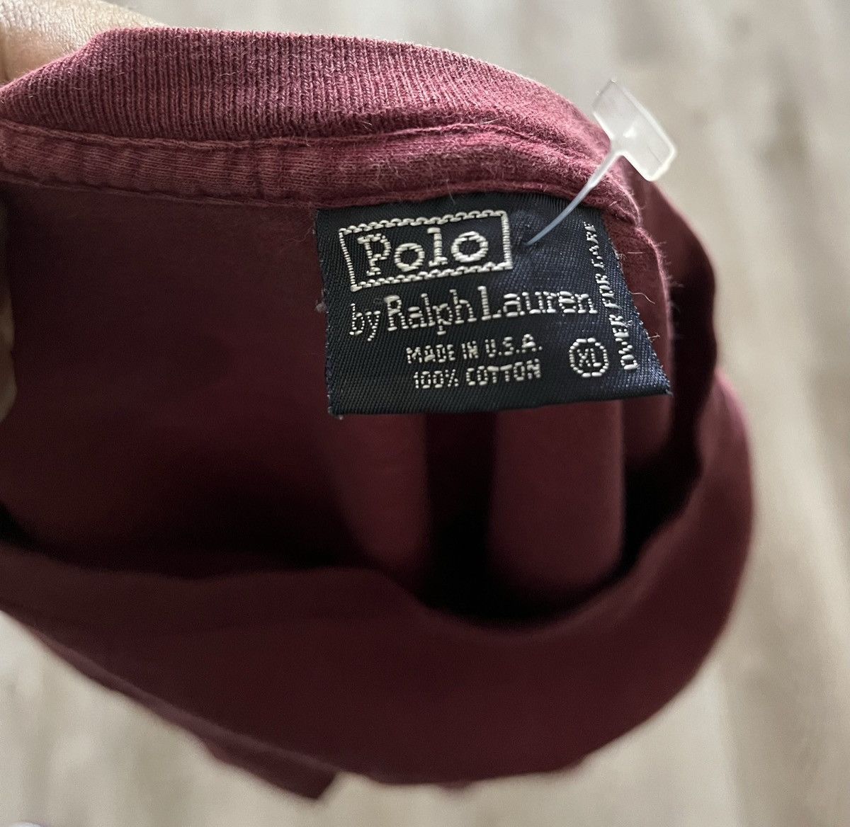 Polo Ralph Lauren Vintage 90s Polo by Ralph Lauren Small Pony Pocket Tee Size US XL / EU 56 / 4 - 2 Thumbnail