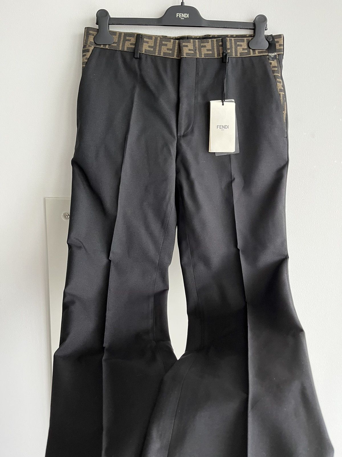 Fendi Fendi Super Runway FF Logo Pant Brand New Limited Edition Size US 29 - 3 Thumbnail