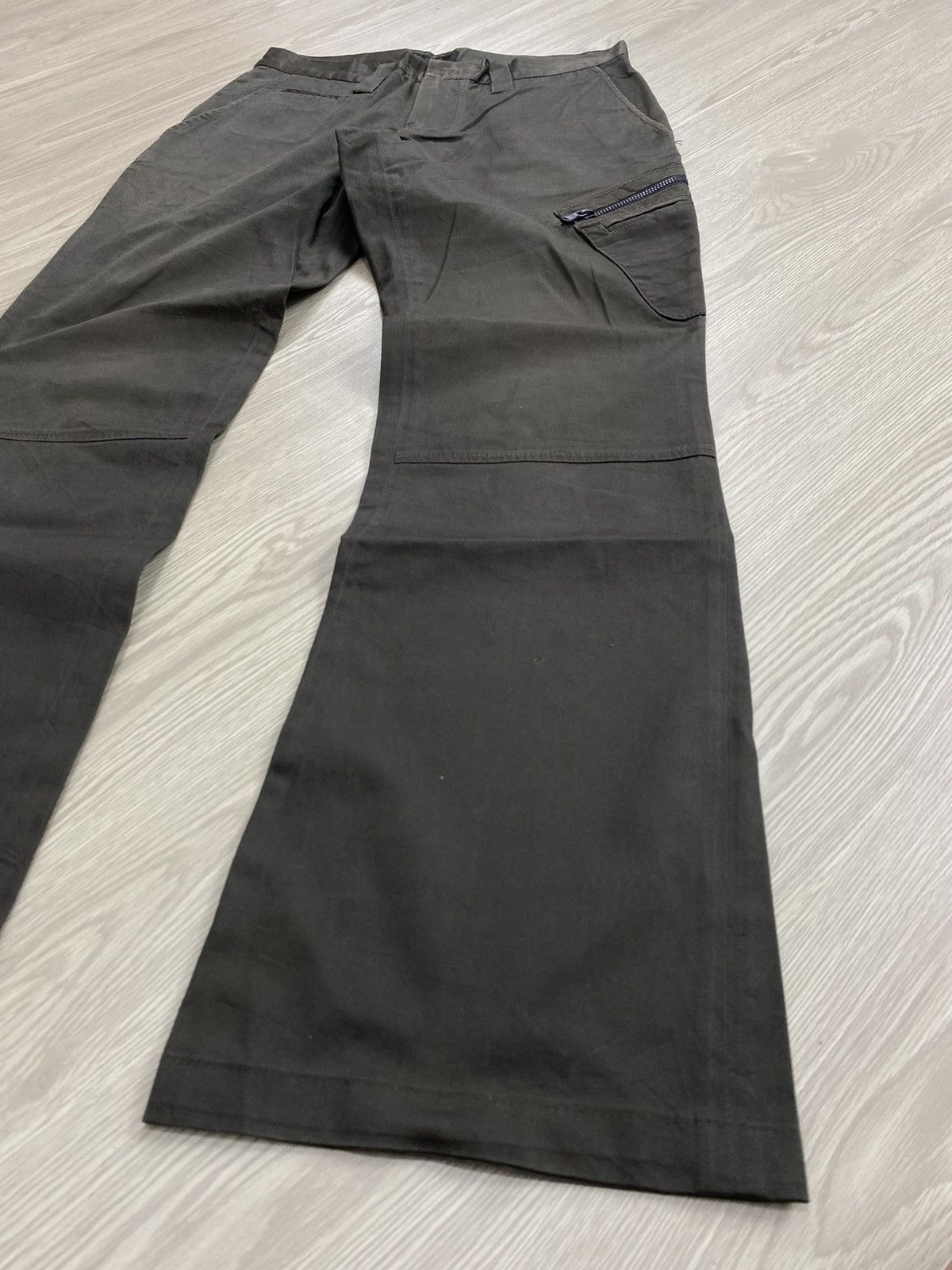 Ne-Net 2000s Nenet Issey Miyake 3D Bondage Cargo Flared Pants Y2K Size US 30 / EU 46 - 4 Thumbnail