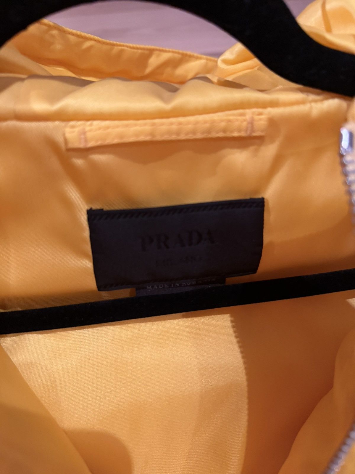 Prada Prada Down Logo Vest Yellow Size US XXL / EU 58 / 5 - 3 Thumbnail