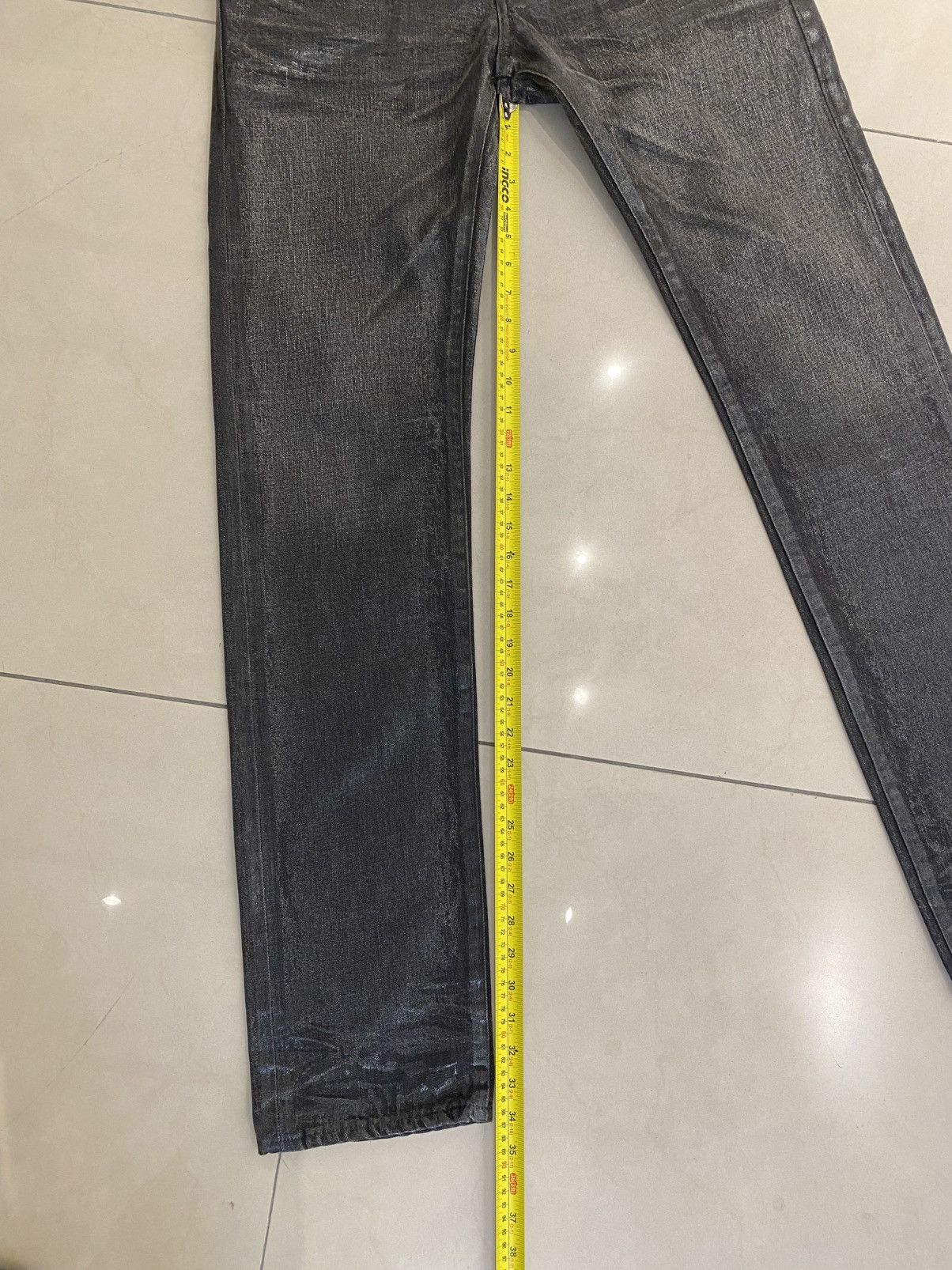 Dior × Hedi Slimane Dion HOMME AW07 LUSTER WAX Denim Size US 33 - 11 Thumbnail