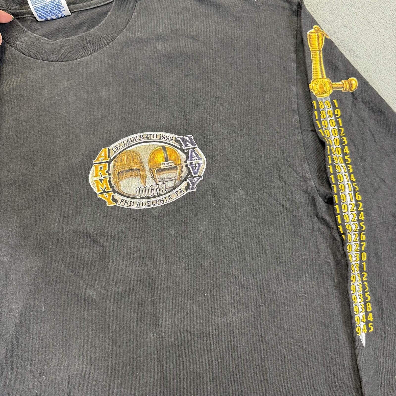 Hanes Hanes Beefy-T Vintage 90s Raiders vs Long Sleeve Shirt Size US XL / EU 56 / 4 - 5 Thumbnail