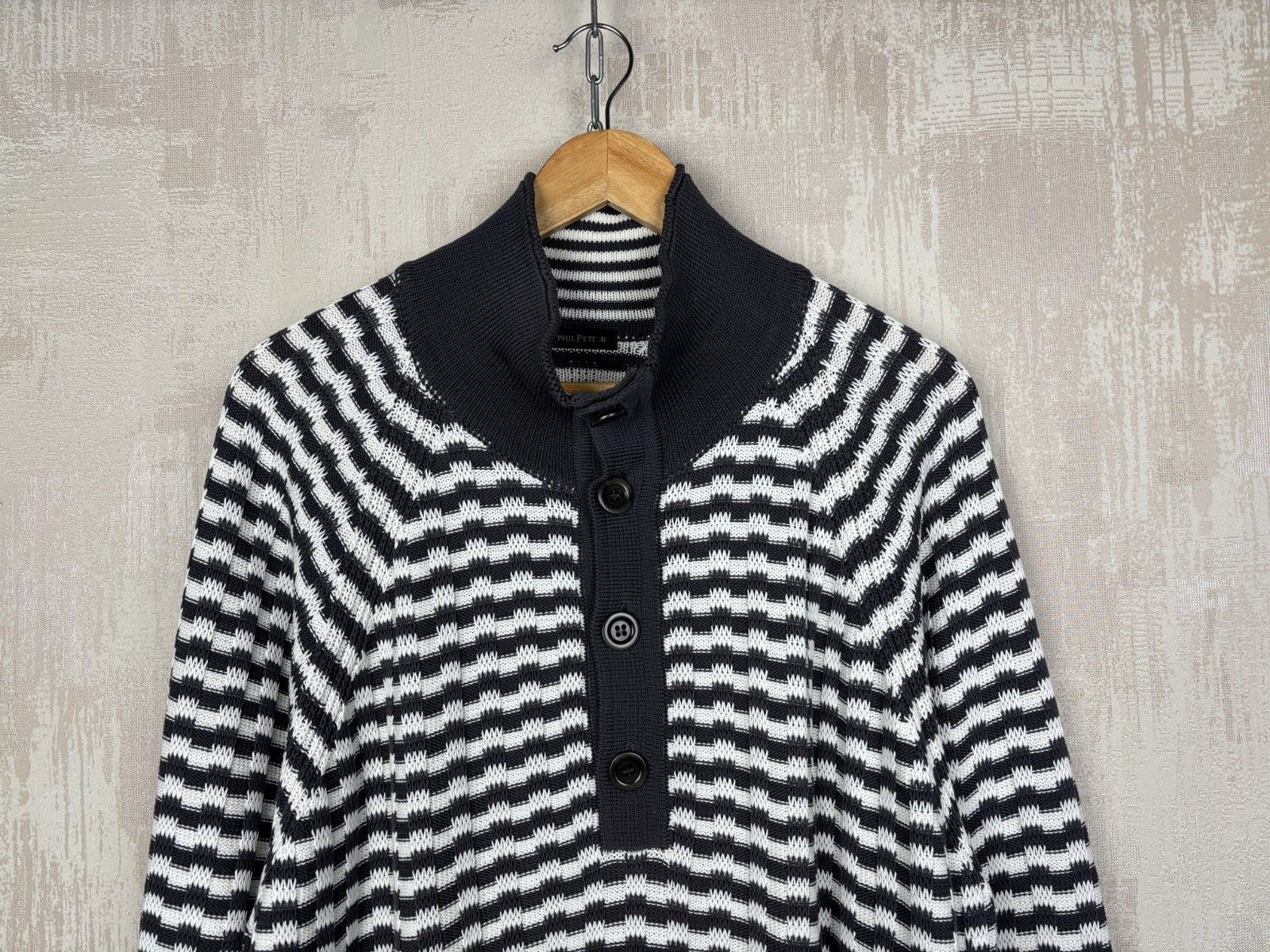 Other Phil Petter Striped Cotton Pullover Knit Sweater Size US XL / EU 56 / 4 - 3 Thumbnail