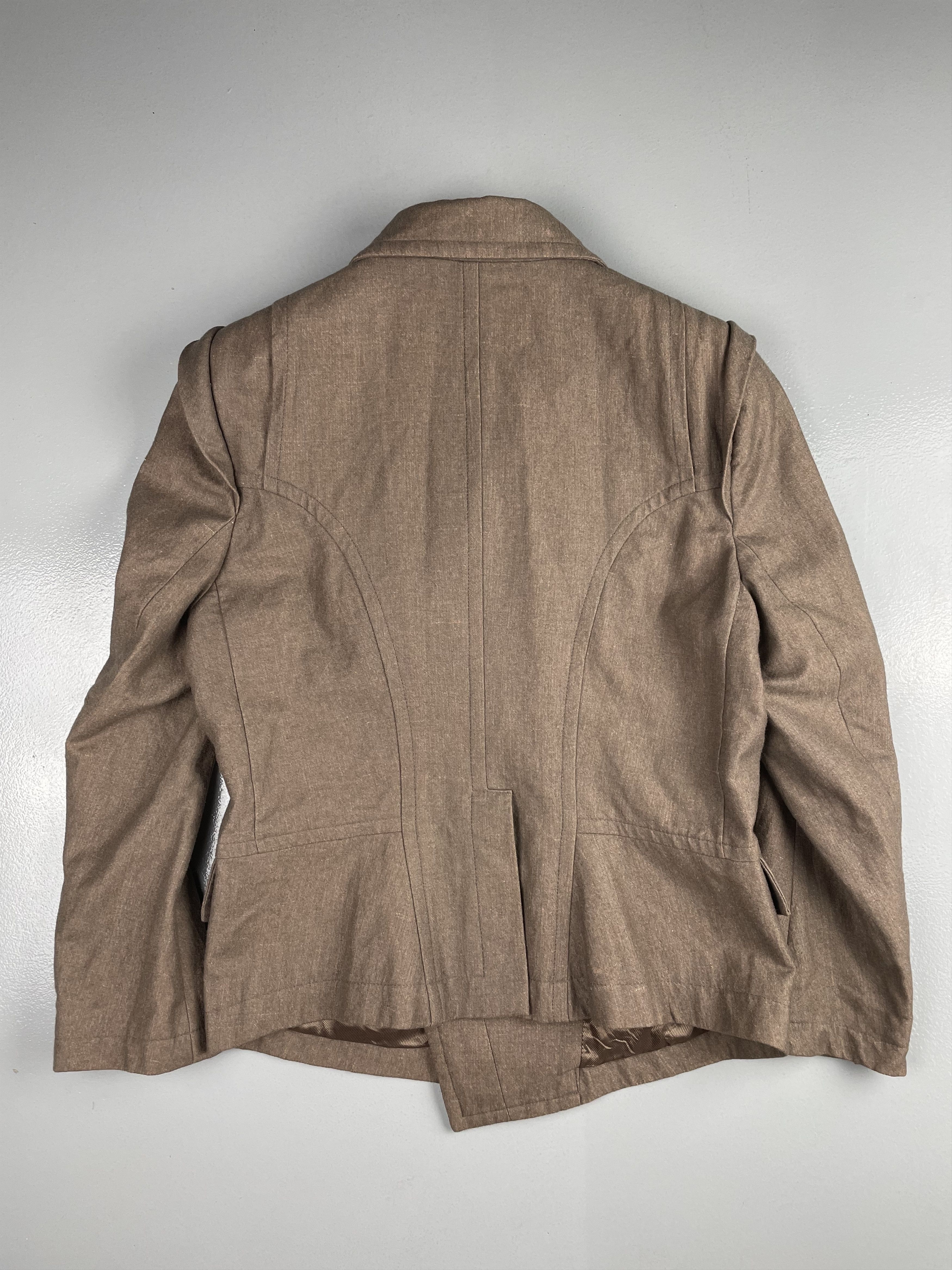 Ann Demeulemeester vintage Ann Demeulemeester double breast wool jacket Size M / US 6-8 / IT 42-44 - 4 Thumbnail