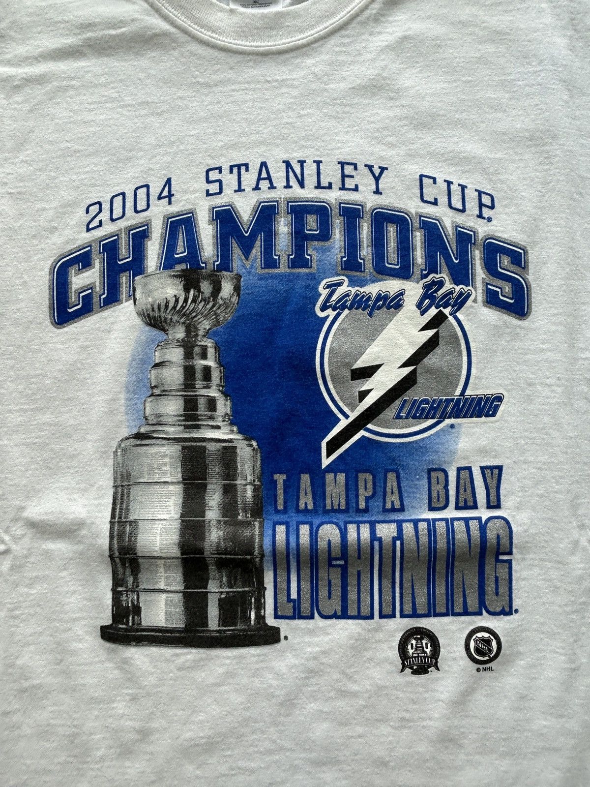 NHL Vintage Y2K Tampa Bay Lightning Stanley Cup Champs Tee Size US XL / EU 56 / 4 - 2 Thumbnail