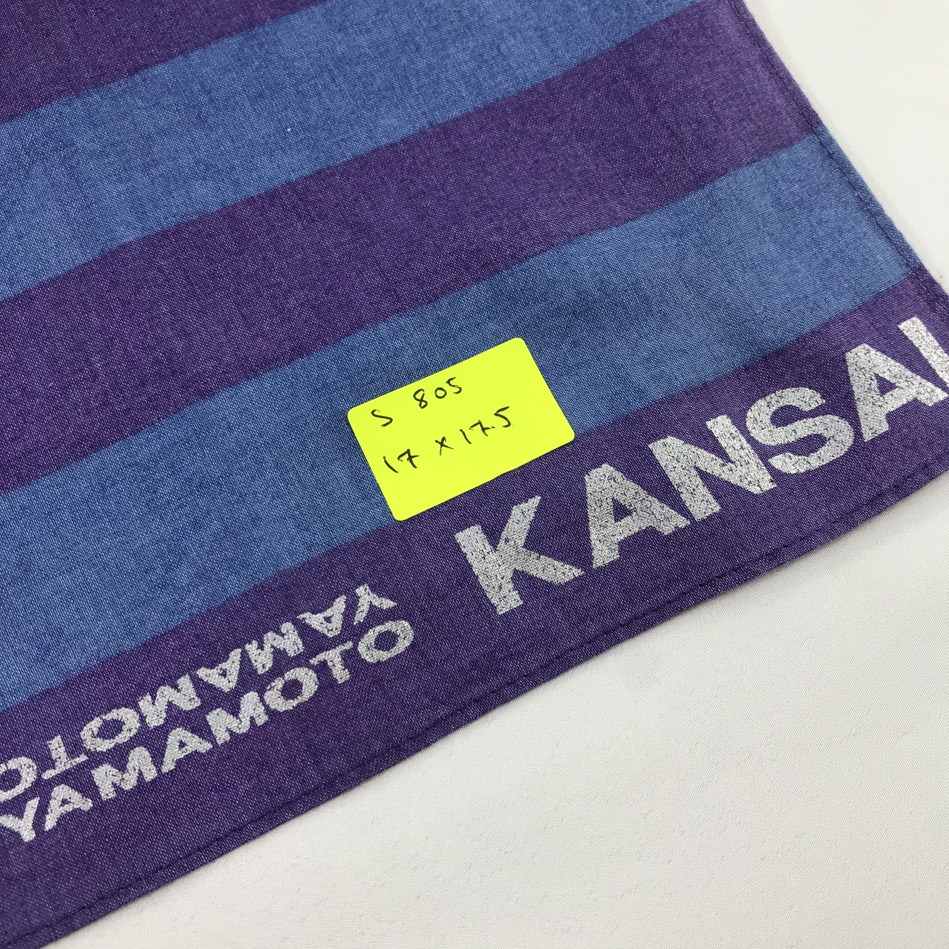 Kansai Yamamoto × Vintage Kansai Bandana / Handkerchief / Neckerchief - S805 Size ONE SIZE - 5 Thumbnail