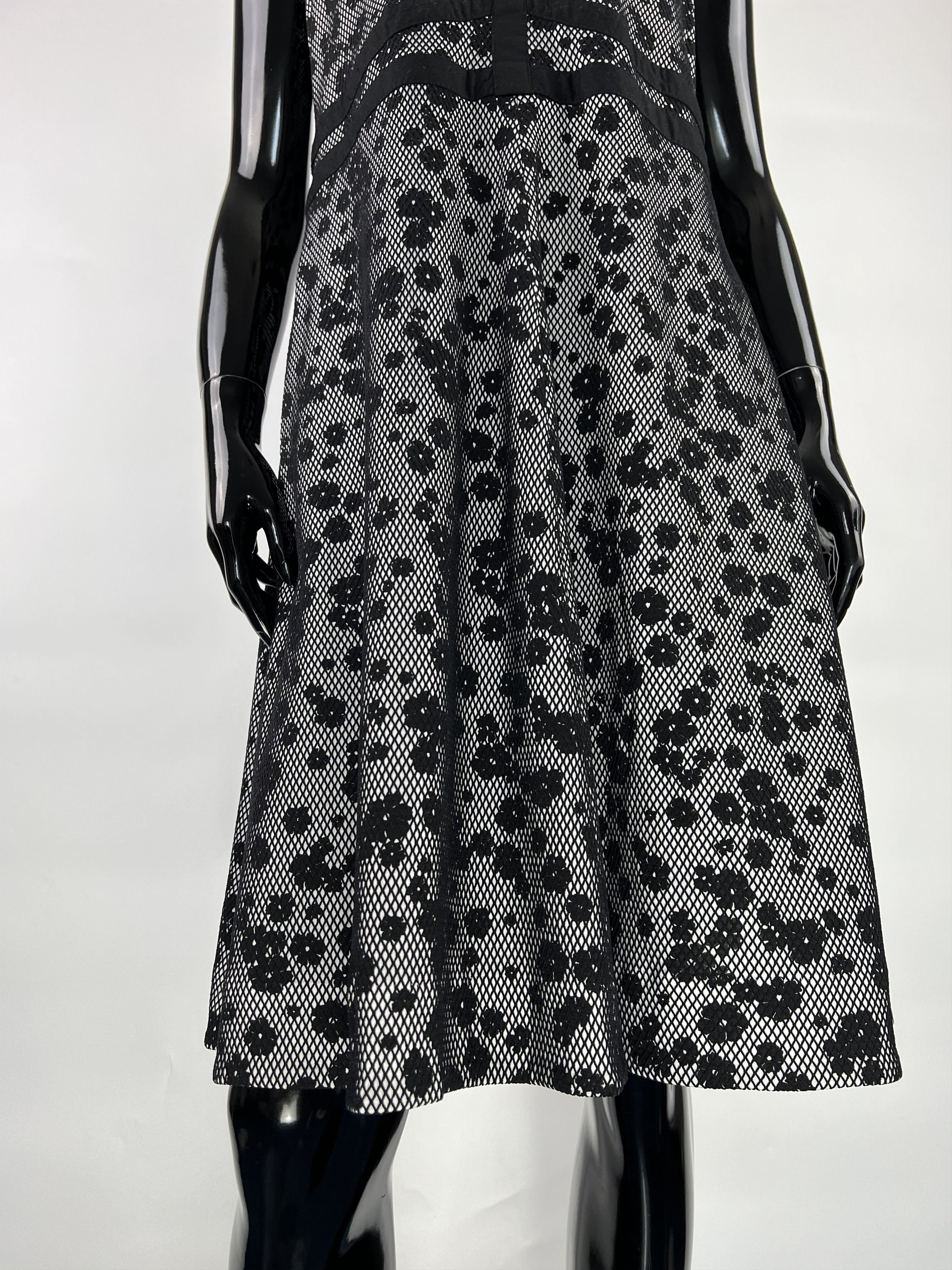 DOROTHEE SCHUMACHER Dorothee Schumacher Mesh Floral Print Sleeveless Dress M/L Size M / US 6-8 / IT 42-44 - 6 Thumbnail