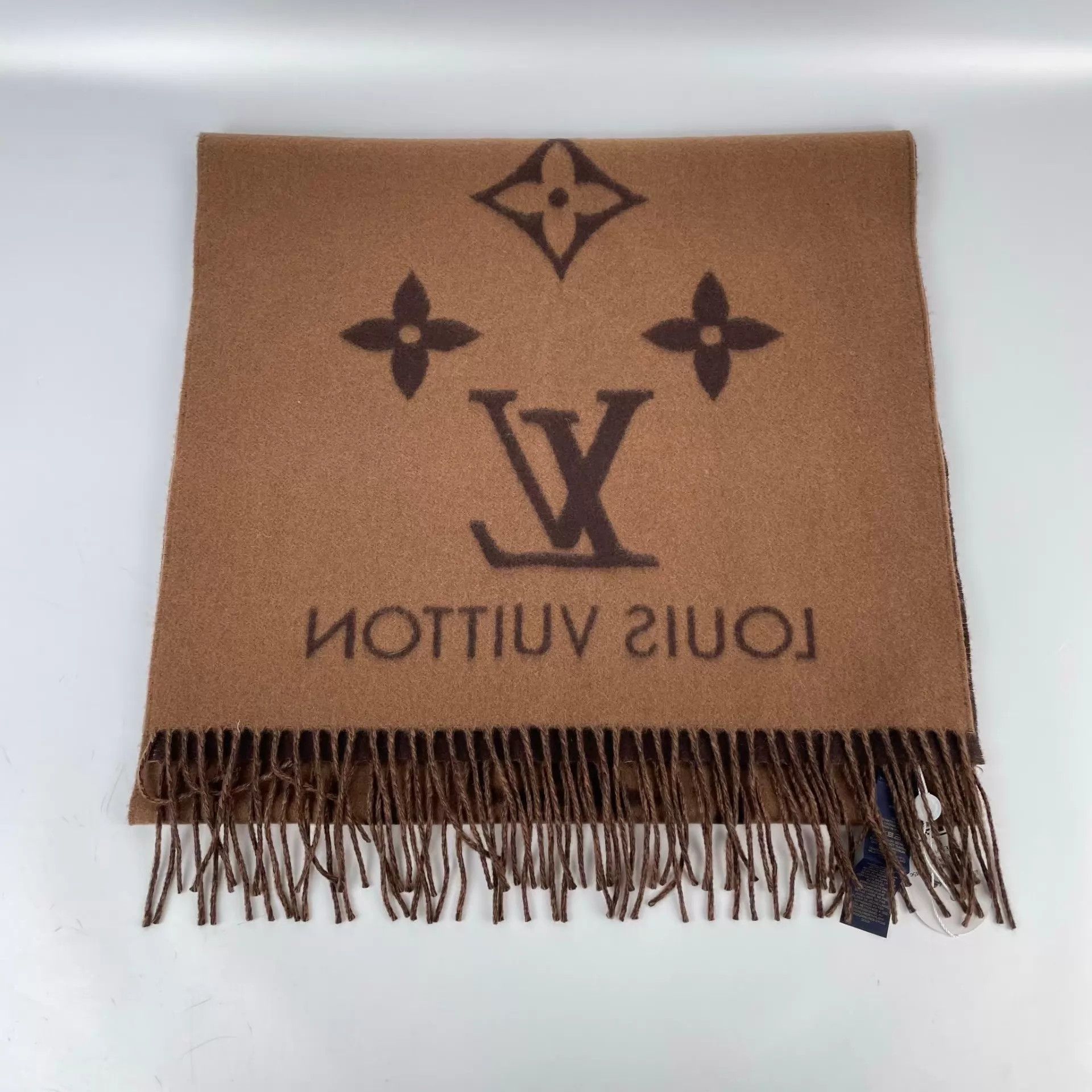 Louis Vuitton LV Cashmere Scarf 170x45cm Colorblock 260402VZZWS18 Size ONE SIZE - 1 Thumbnail