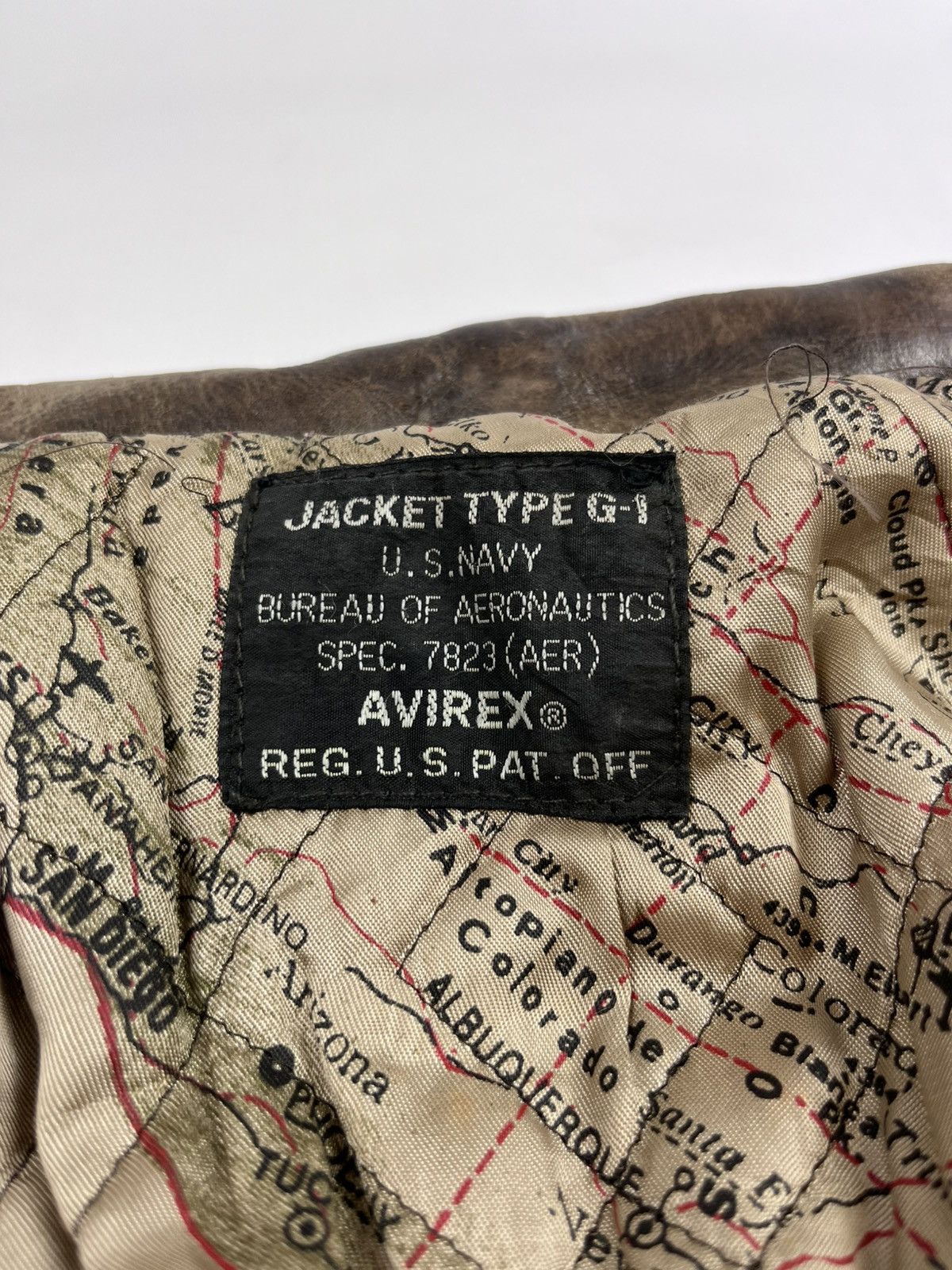 Avirex 90s Avirex G-1 Custom Paint Jacket Size US L / EU 52-54 / 3 - 11 Thumbnail