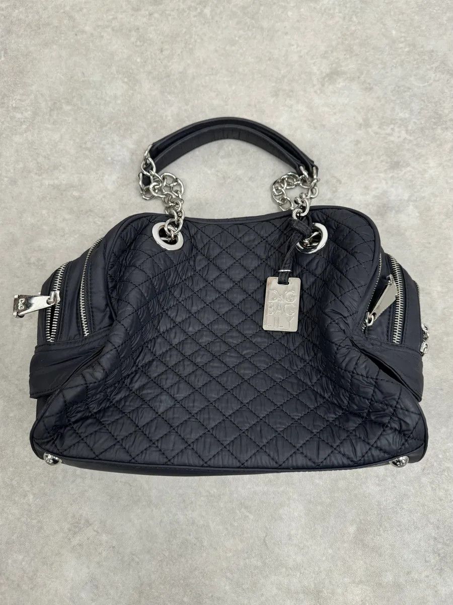 Dolce & Gabbana AW2010 Dolce & Gabbana Black Puffer Multi Zips Lily Bag Size ONE SIZE - 5 Thumbnail