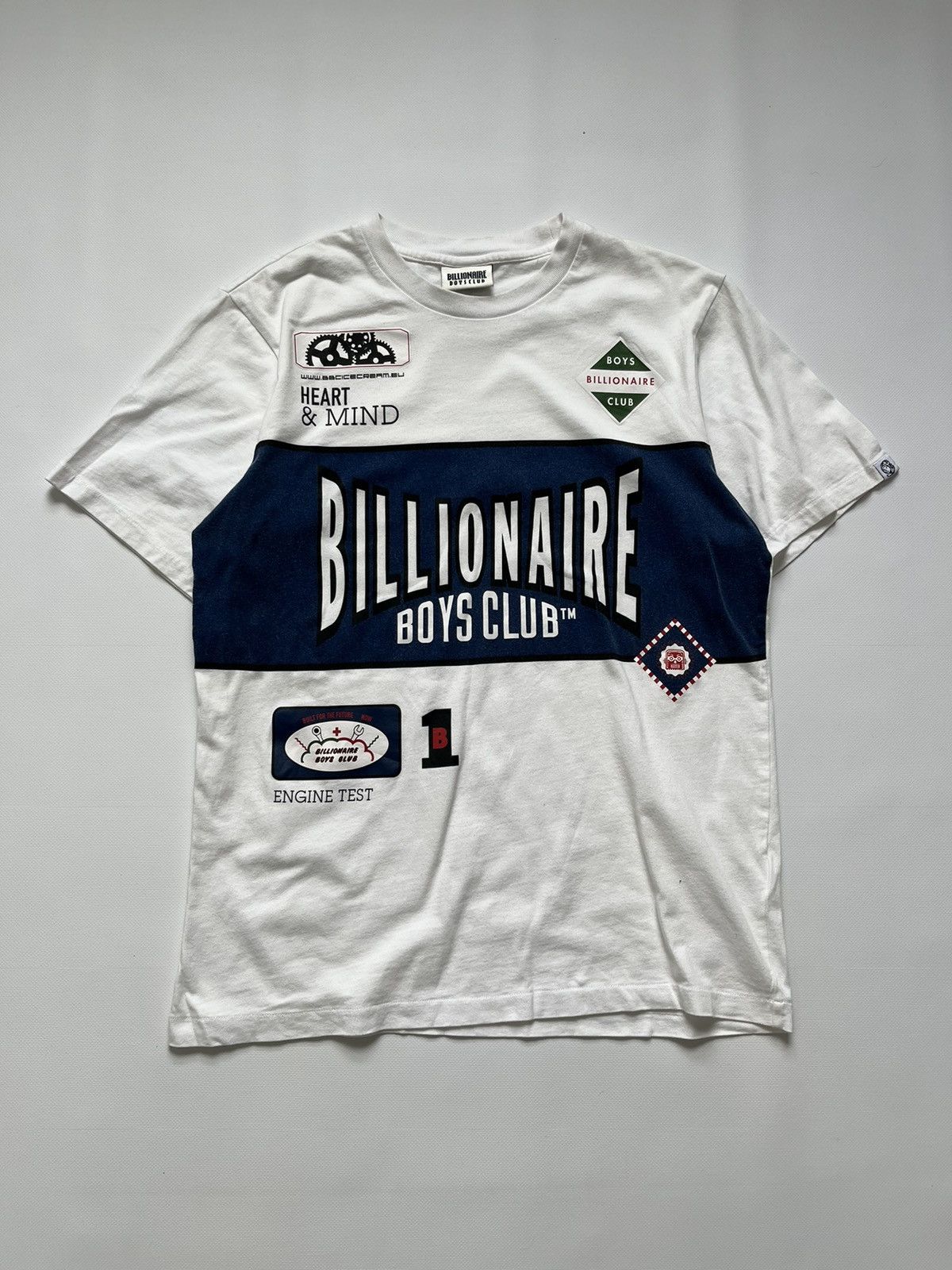 Billionaire Boys Club Billionaire Boys Club BBC Track Team Cotton Tee Shirt Size US M / EU 48-50 / 2 - 2 Thumbnail