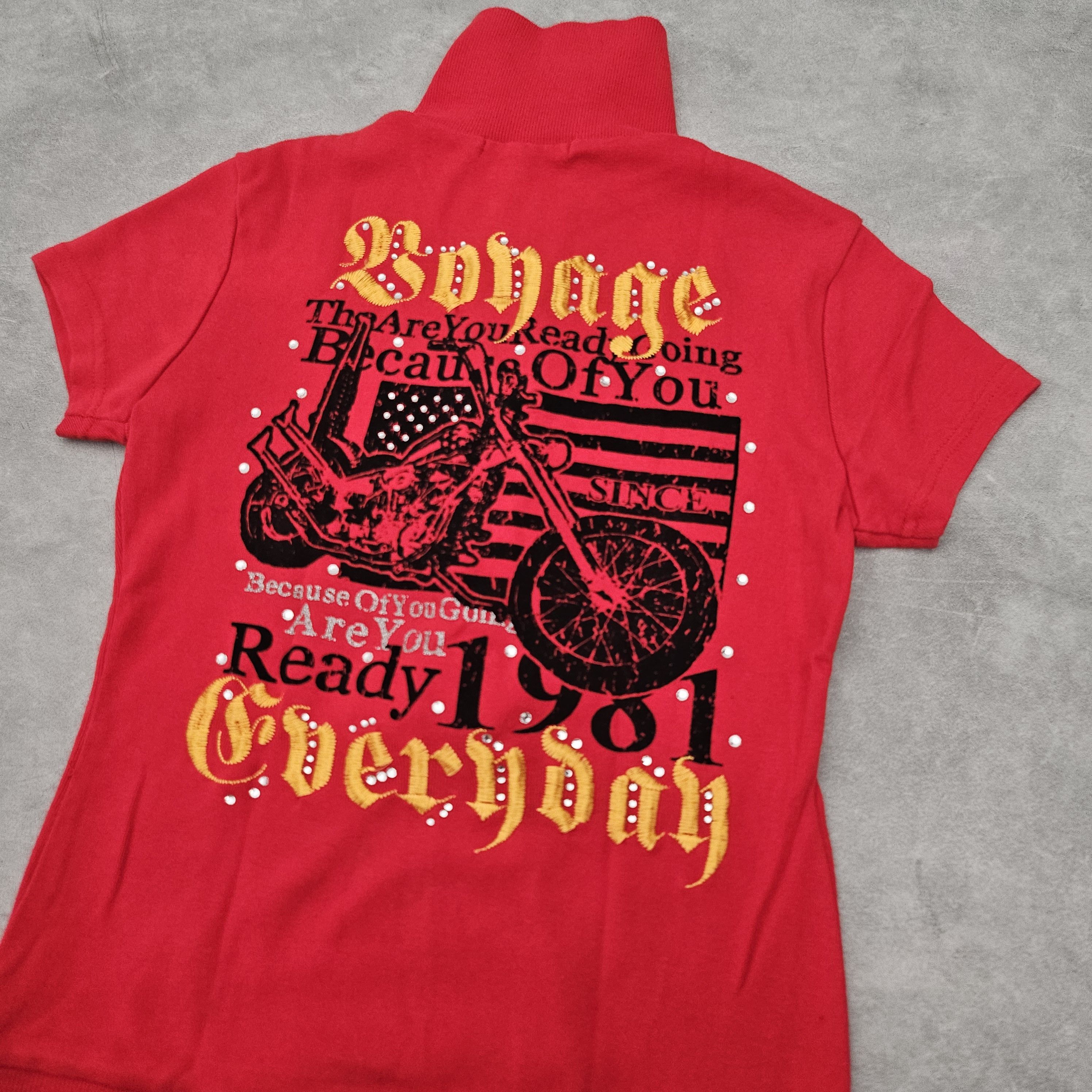 If Six Was Nine Ingni red biker zip tee Size XS / US 0-2 / IT 36-38 - 2 Thumbnail
