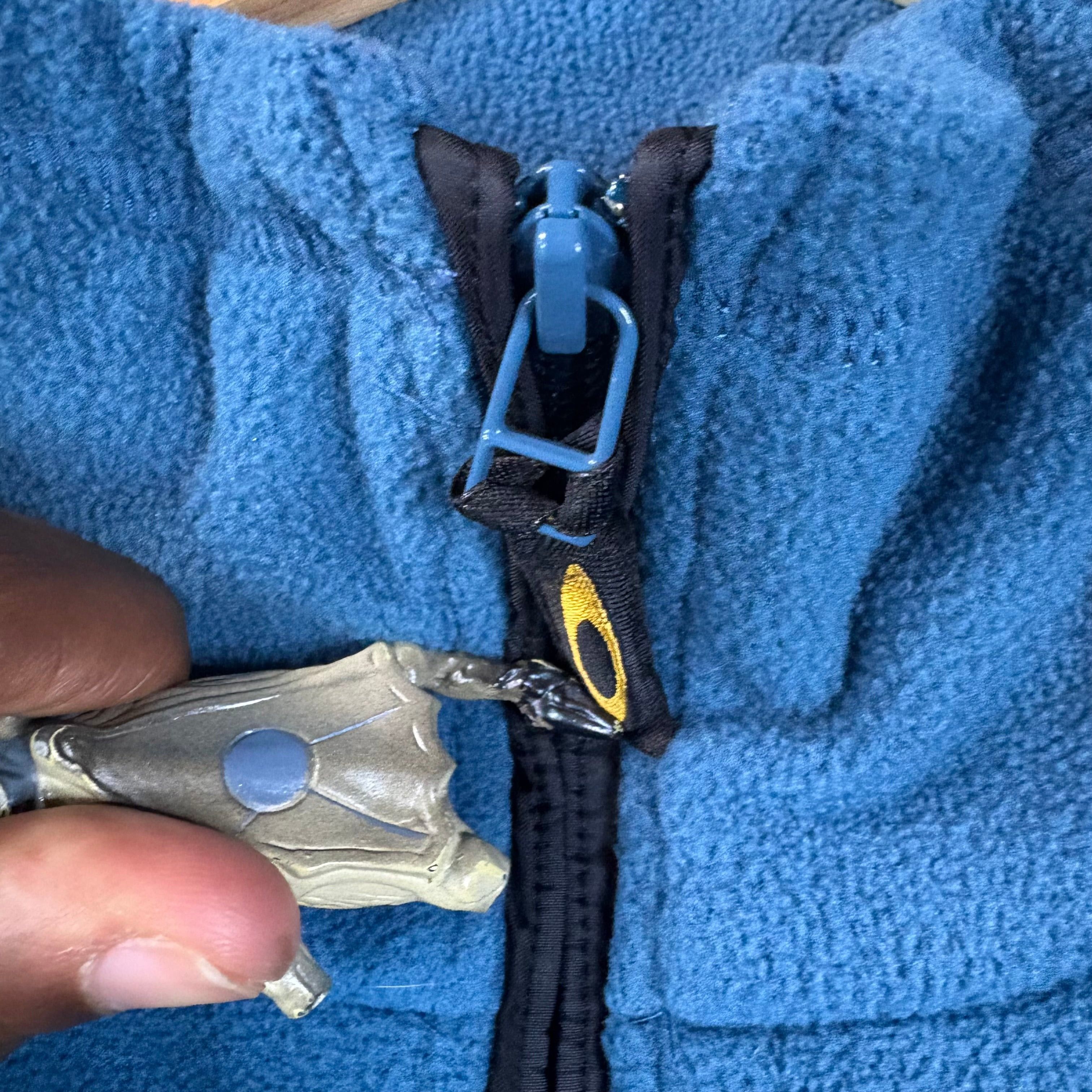 Oakley Y2K Oakley Software Blue Fleece Quarter Zip Size 2XL Size US XXL / EU 58 / 5 - 4 Thumbnail