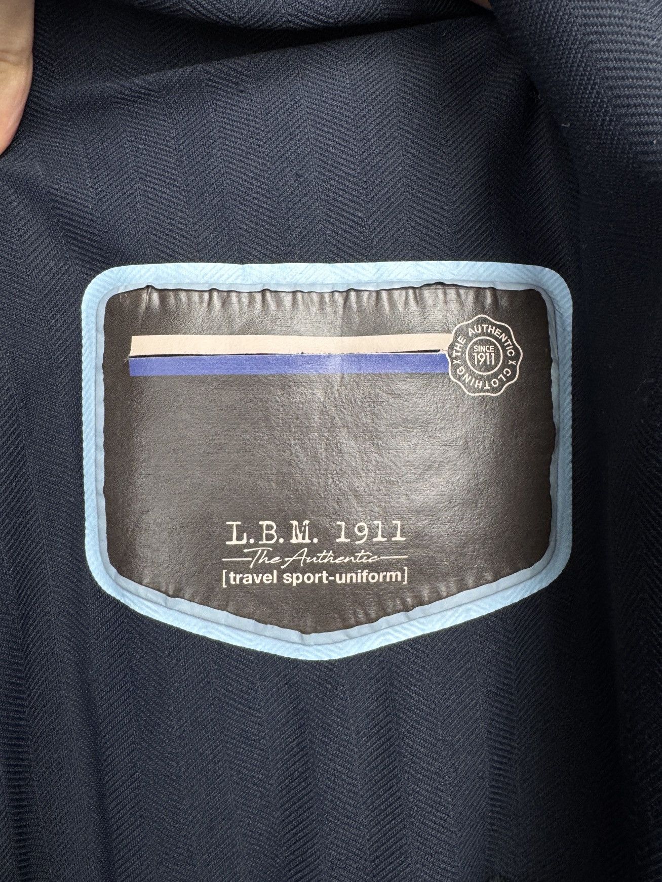 L.B.M. 1911 L.B.M 1911 Navy Travel Sport-Uniform double breasted blazer Size 40R - 12 Thumbnail