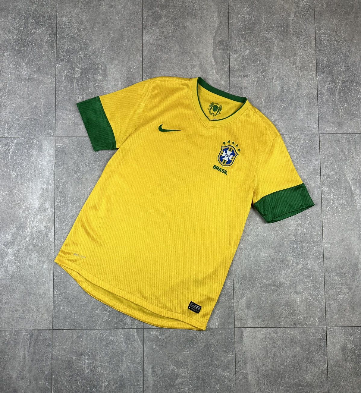 Nike Nike Brazil National Team Naldo #25 Soccer Jersey 447931-703 Size US M / EU 48-50 / 2 - 1 Thumbnail
