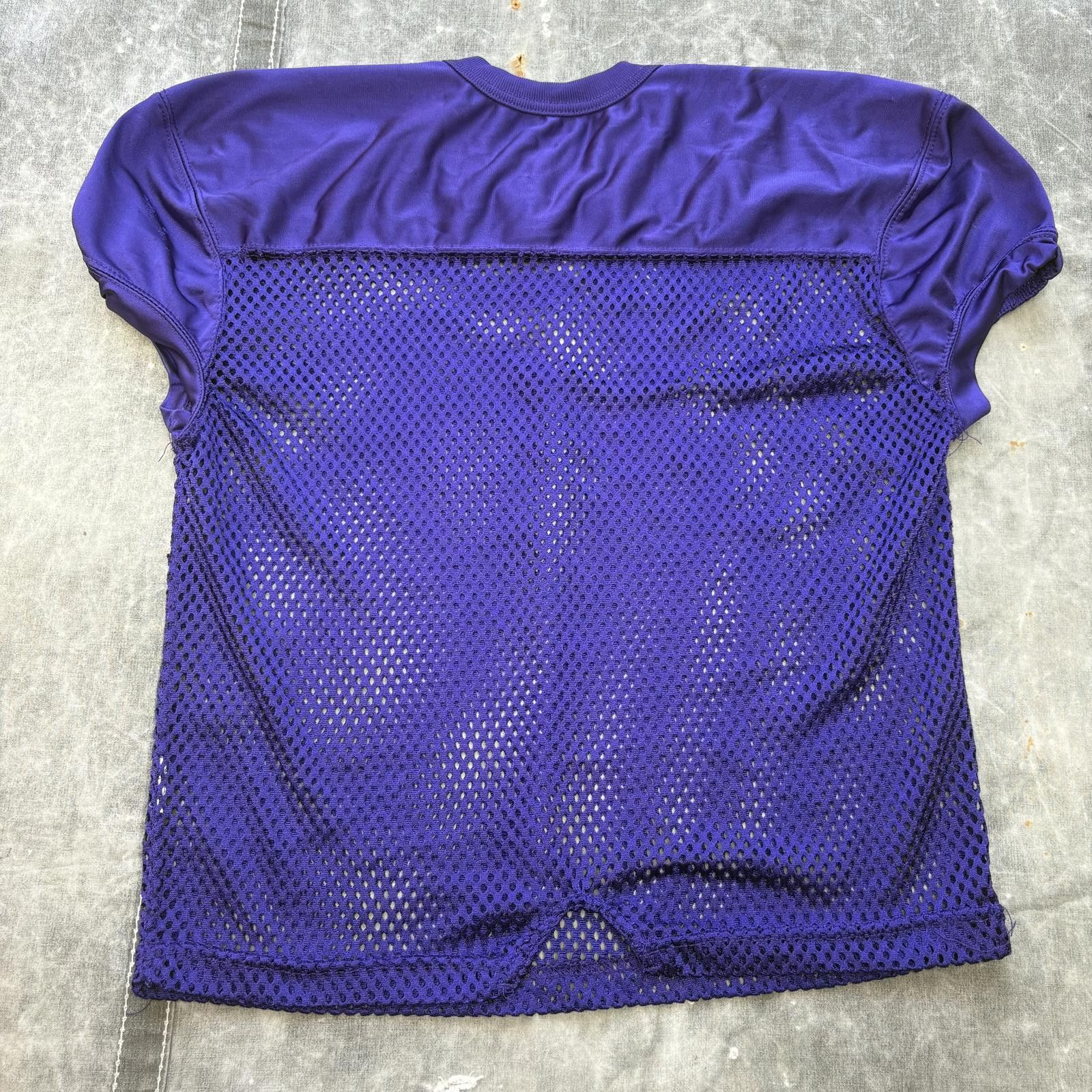 Vintage Vintage 90s Y2K Rawlings Purple Mesh Grunge Football Jersey Size US M / EU 48-50 / 2 - 4 Thumbnail