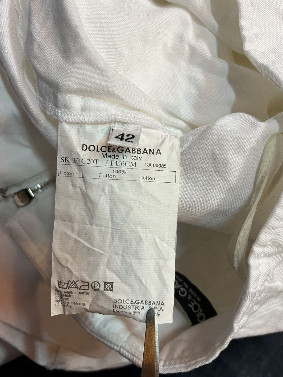 Dolce & Gabbana Dolce & Gabbana Utillity Skirt Size 30" / US 8 / IT 44 - 6 Thumbnail