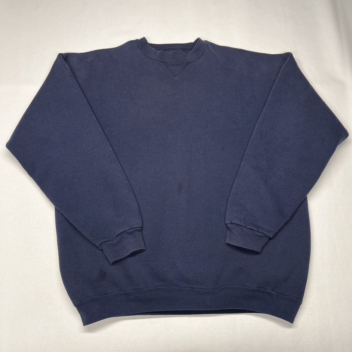 Soffe × Vintage VTG Soffe Crewneck Blue Heavy Cotton Sweatshirt Sweater Size US XL / EU 56 / 4 - 1 Thumbnail