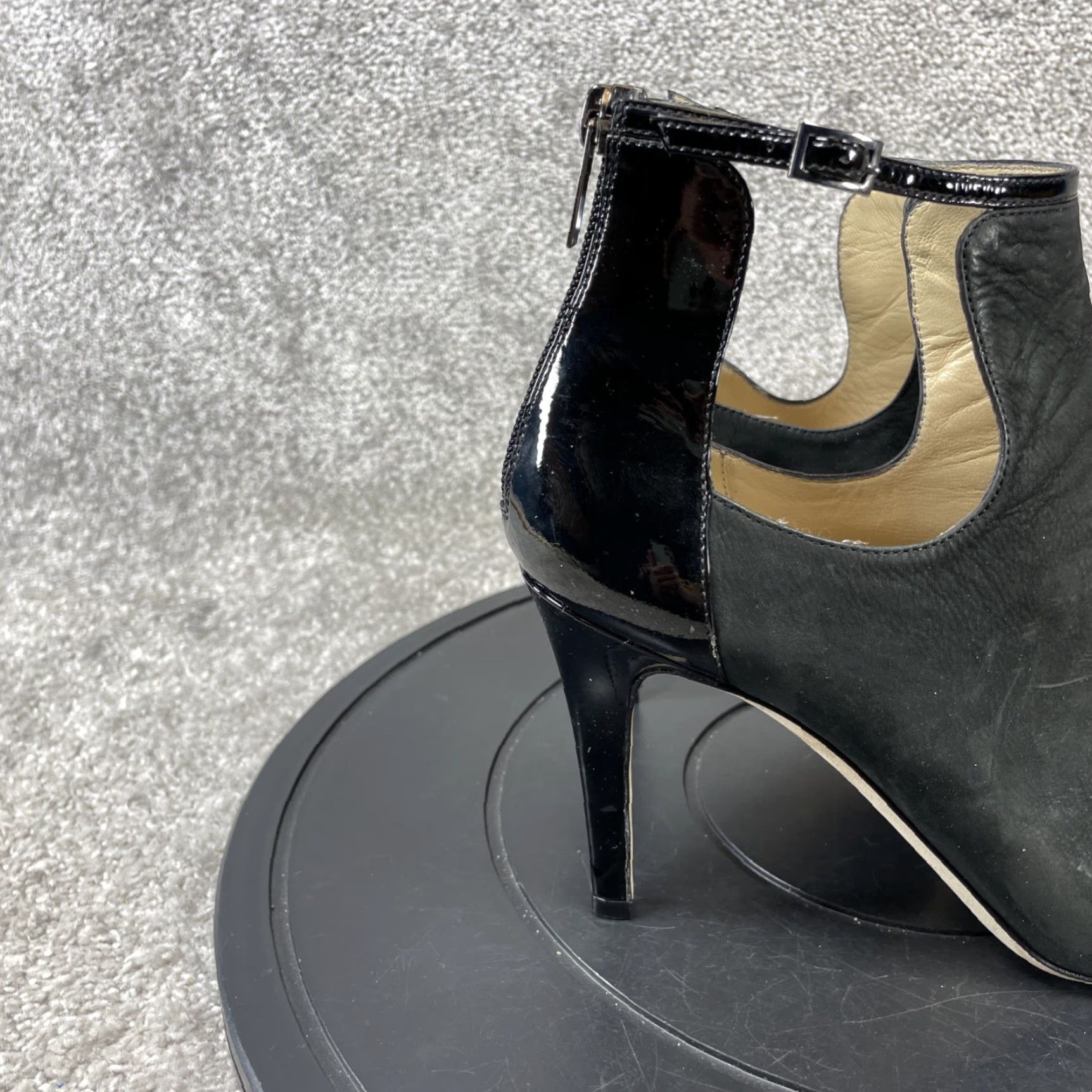 Jimmy Choo VINTAGE Jimmy Choo Boots Women Size 39.5 EU 9 US Suede Ankle Bootie Zipper High Heel Fall Winter Size US 9 / IT 39 - 3 Thumbnail