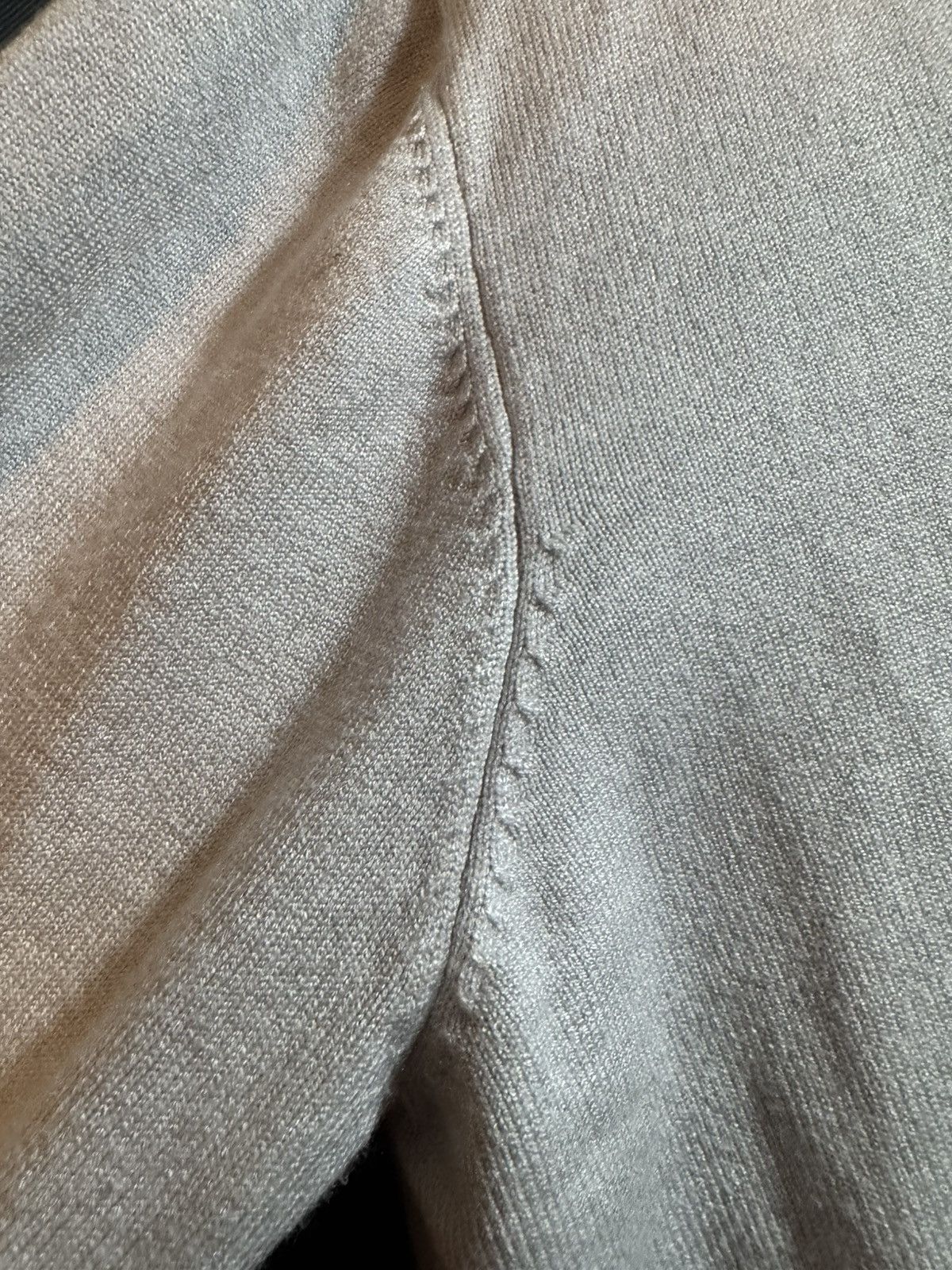 Kiton Kiton Napoli Men’s Cardigan Sweater Grey Cashmere Size XL Size US L / EU 52-54 / 3 - 3 Thumbnail