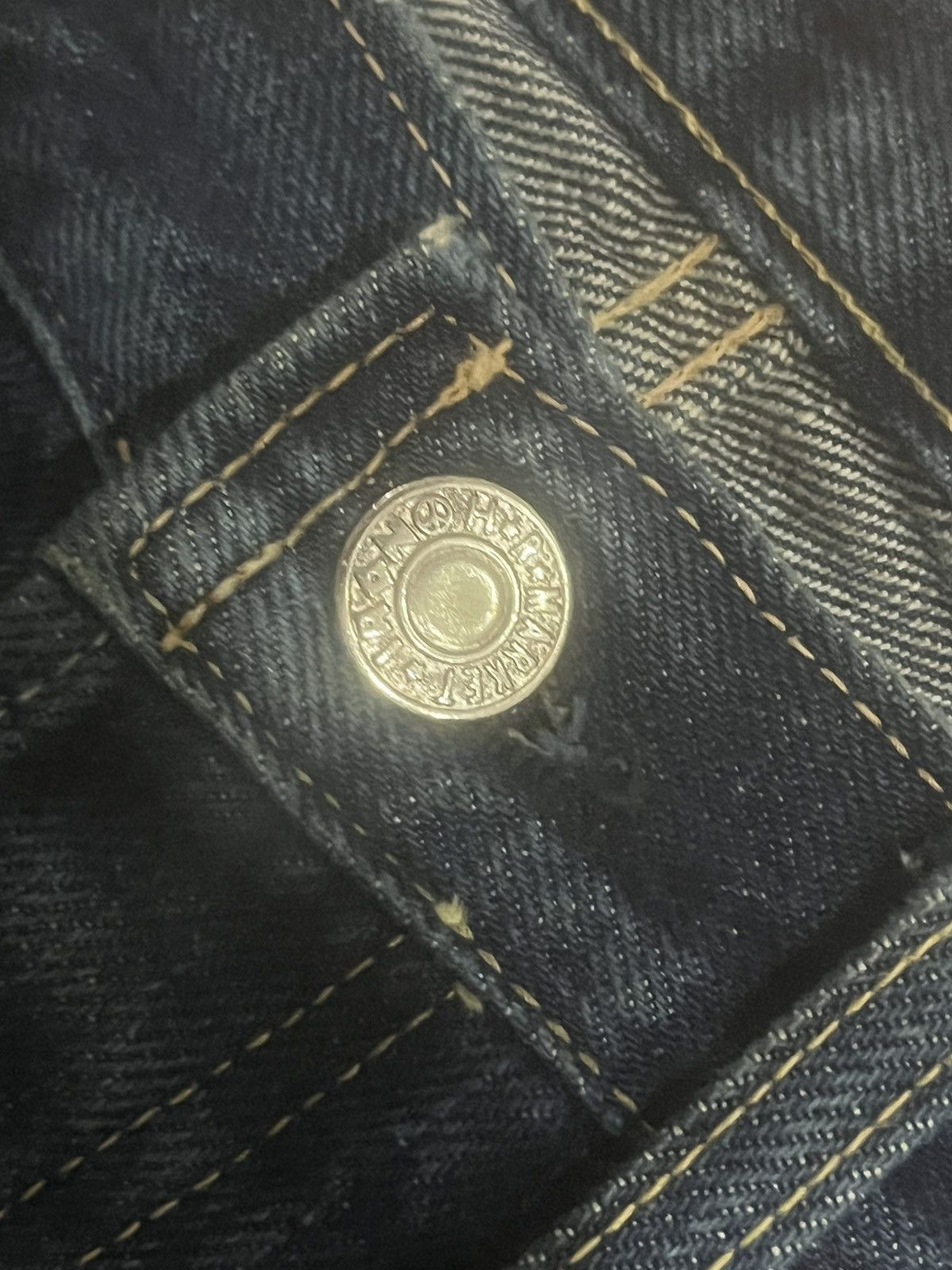 Blue Blue Japan Blue Blue Japan Blue Washed Straight Fit Selvedge Jeans Size US 31 - 7 Thumbnail