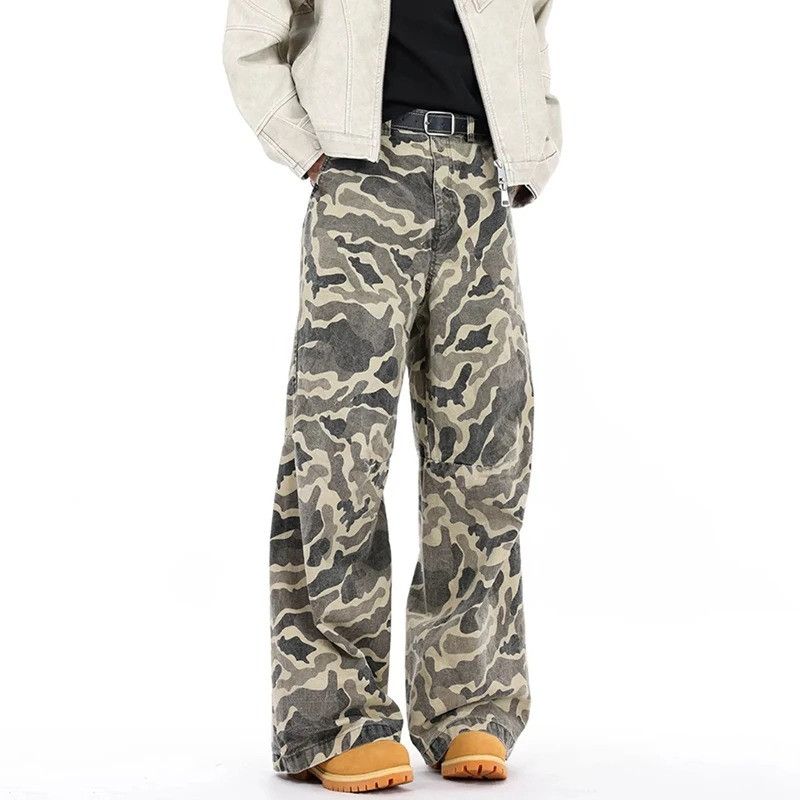 Jean Vintage Camo Cargo Streetwear Jeans Size US 32 / EU 48 - 3 Thumbnail