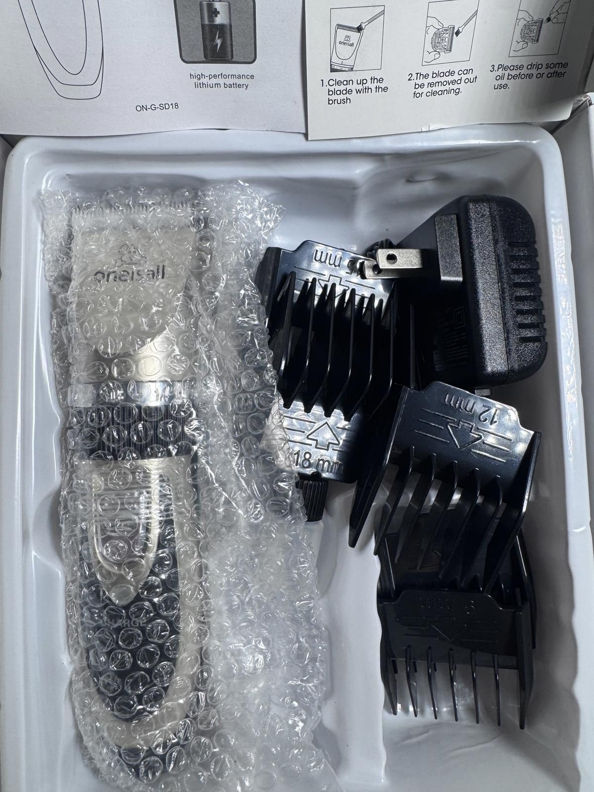 O'Neill oneisall Professional Pet Electric Clipper for Dogs and Cats Size ONE SIZE - 3 Thumbnail