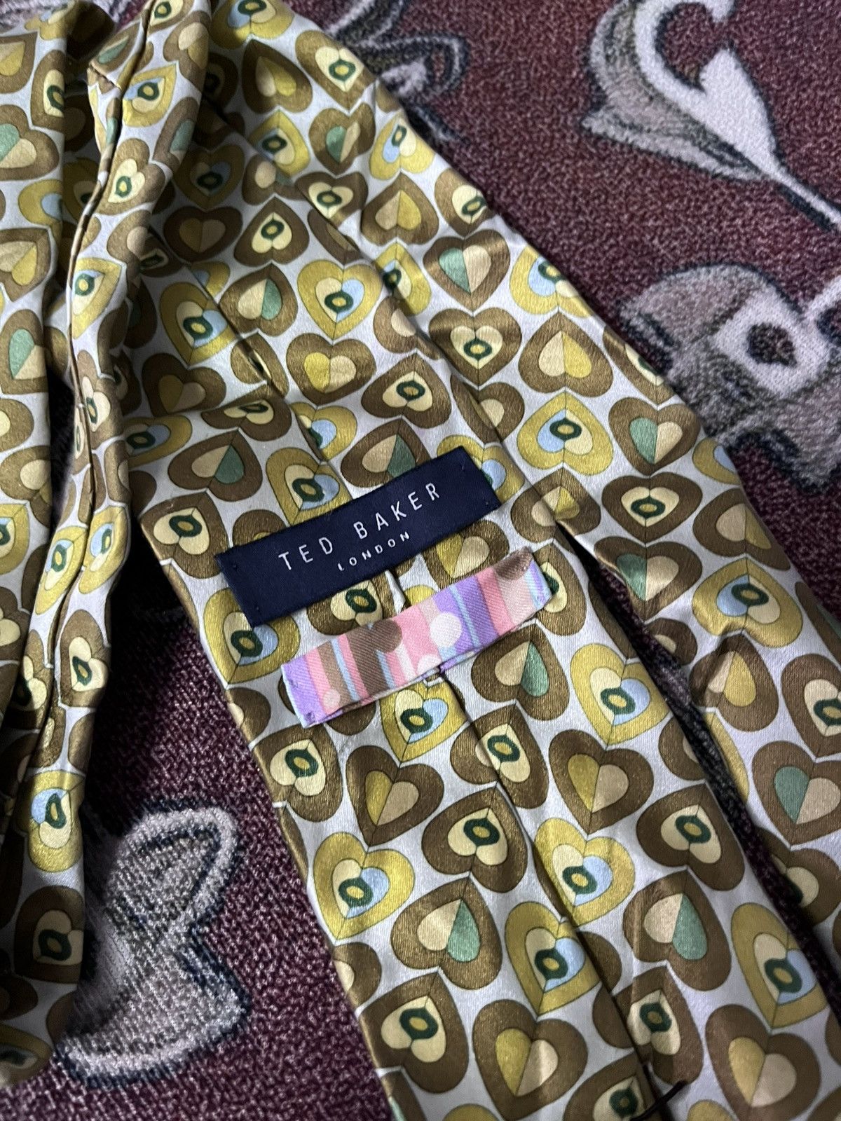 Designer × Ted Baker × Vintage Ted Baker London Designer Neck Tie Size ONE SIZE - 3 Thumbnail