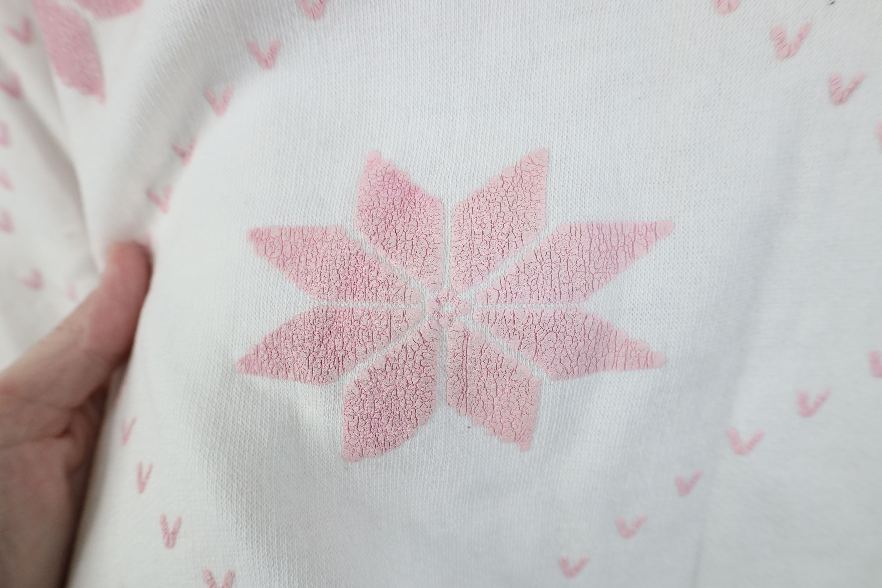 Vintage Vintage 80s 90s Streetwear Christmas Snowflake Sweatshirt Size M / US 6-8 / IT 42-44 - 4 Thumbnail